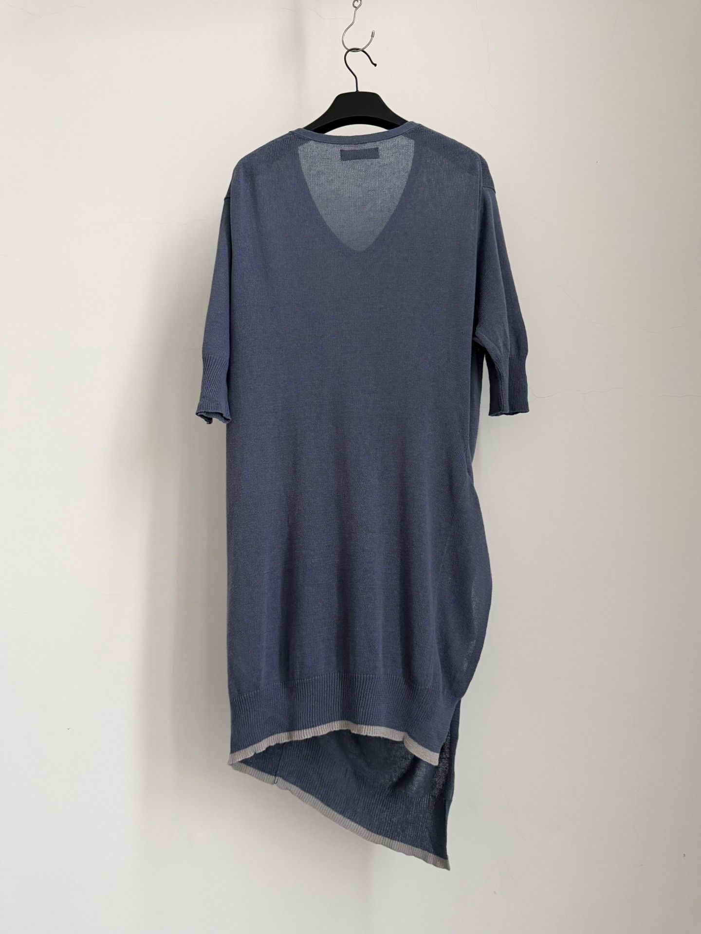 Yohji Yamamoto Yohji Yamamoto Y's Gray-Blue Knit Top Size US M / EU 48-50 / 2 - 7 Thumbnail