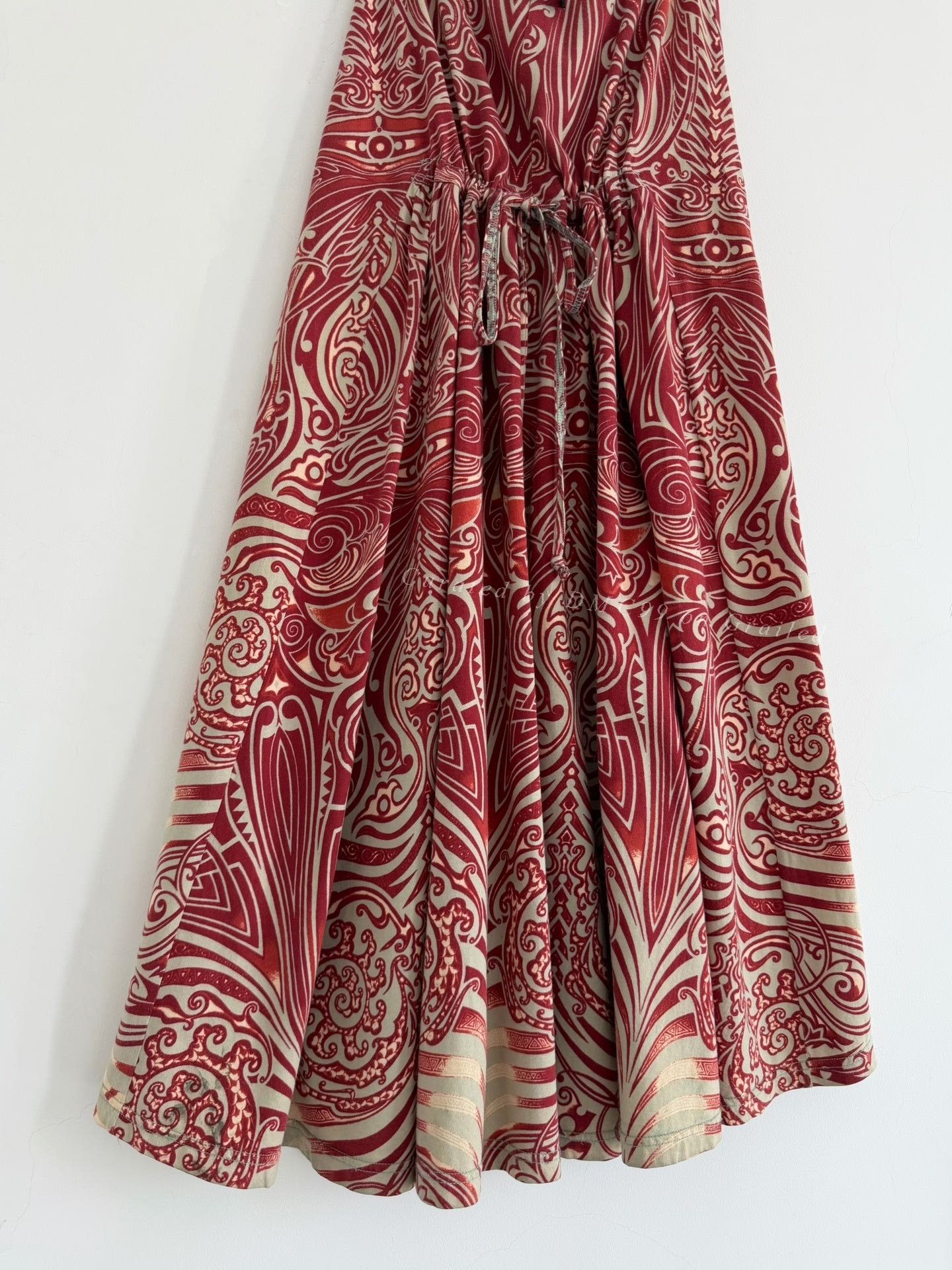 Jean Paul Gaultier Jean Paul Gaultier Vintage Totem Print Skirt Size 40" / US 18 - 4 Thumbnail