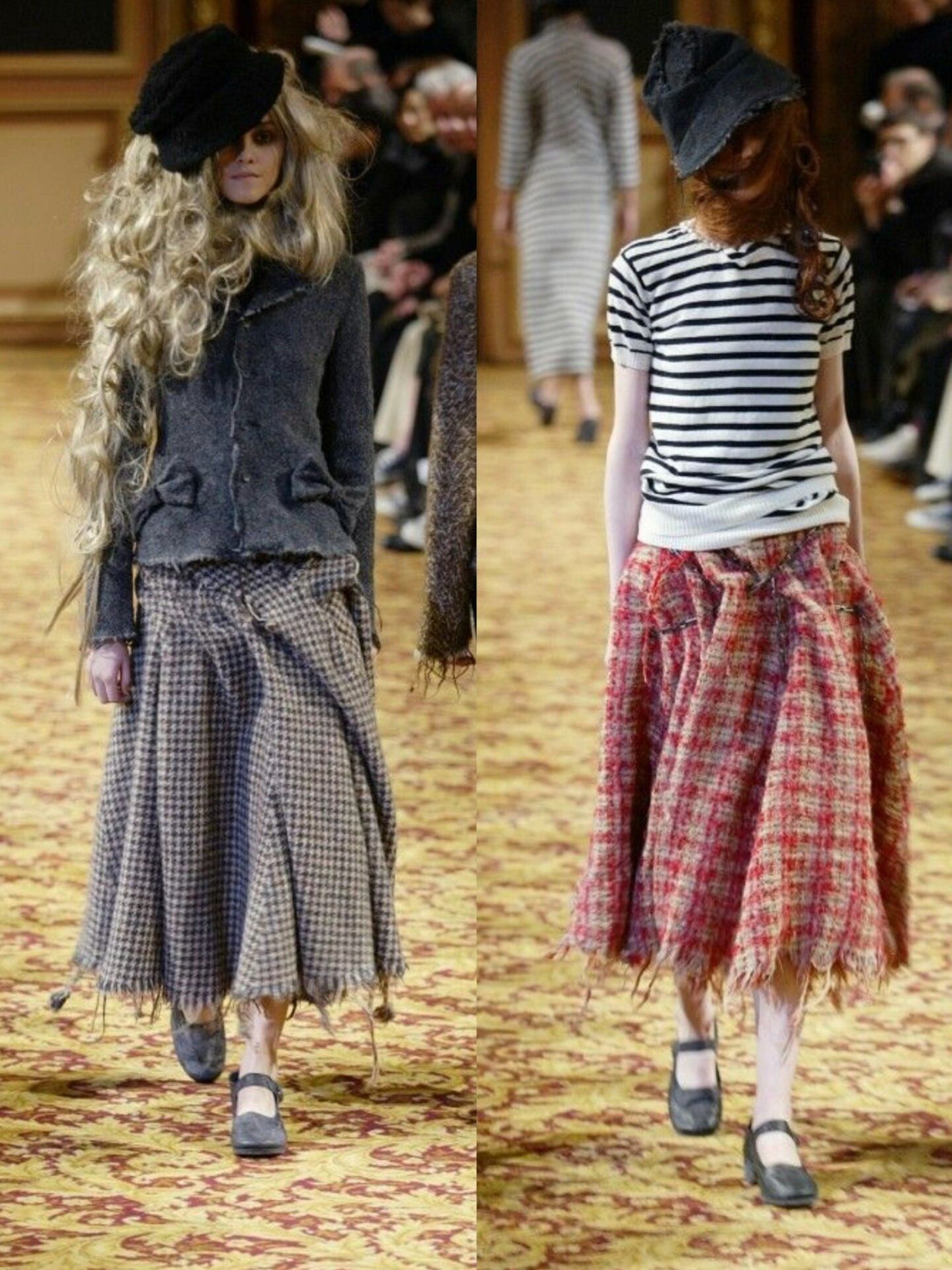 Junya Watanabe Junya Watanabe 2003 Runway Layered Skirt Size 33" - 2 Thumbnail