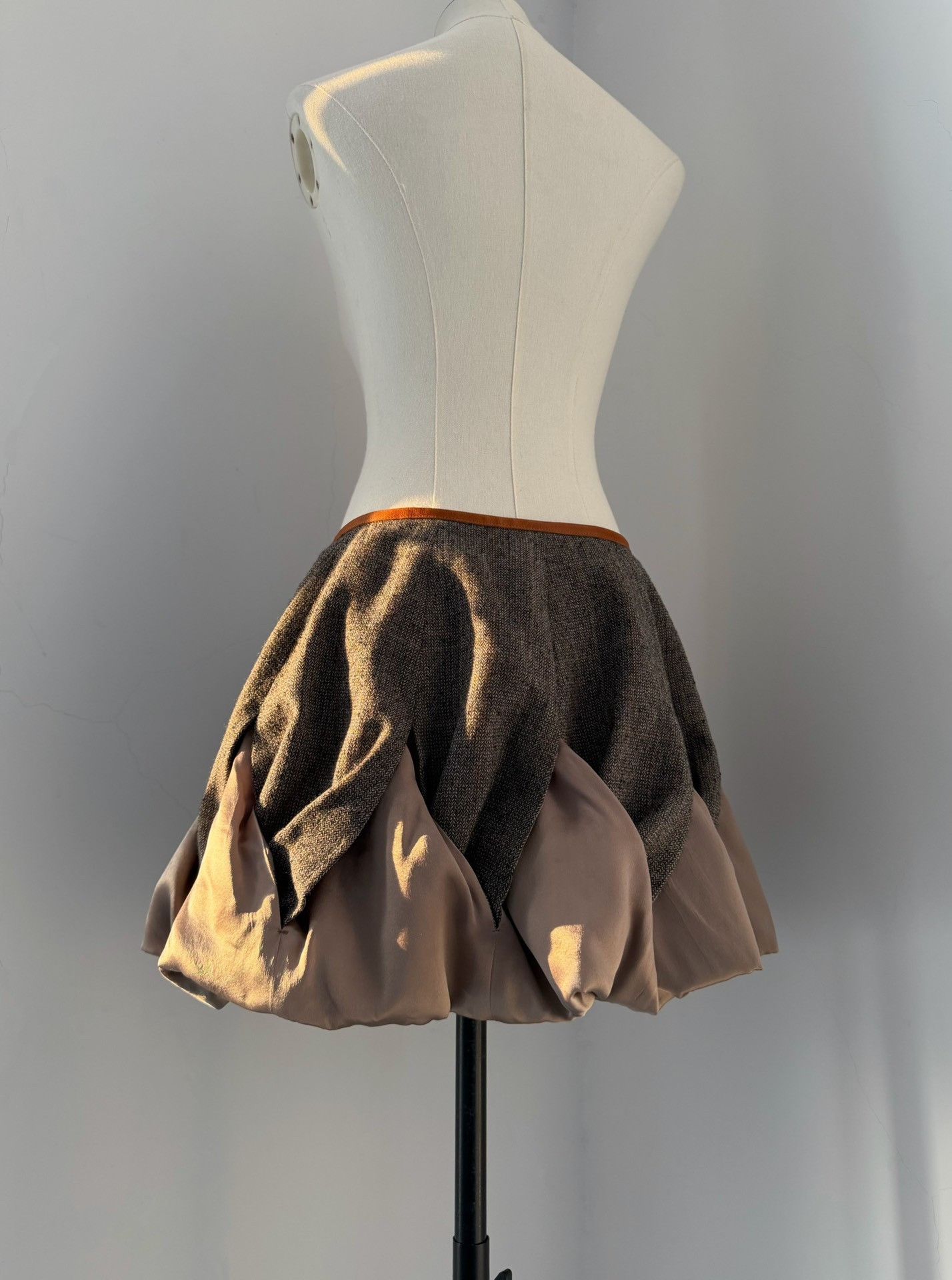 Jun Takahashi Undercover Vintage Structured Balloon Mini Skirt Size 35" - 7 Thumbnail