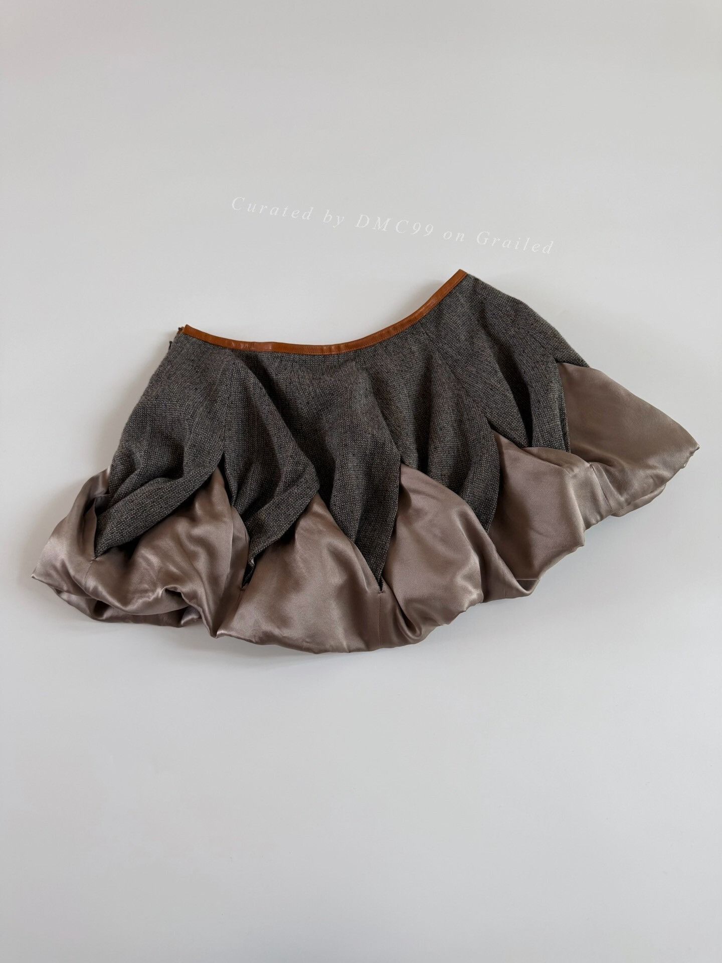 Jun Takahashi Undercover Vintage Structured Balloon Mini Skirt Size 35" - 5 Thumbnail