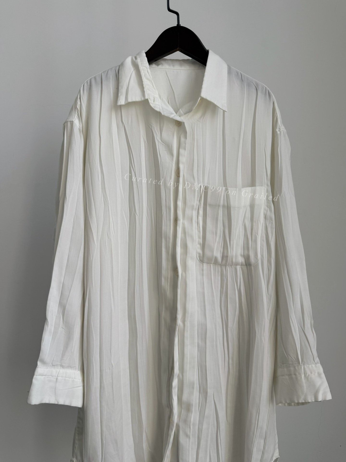 Issey Miyake Issey Miyake 1998 Pleated Silhouette Shirt Size US M / EU 48-50 / 2 - 2 Thumbnail