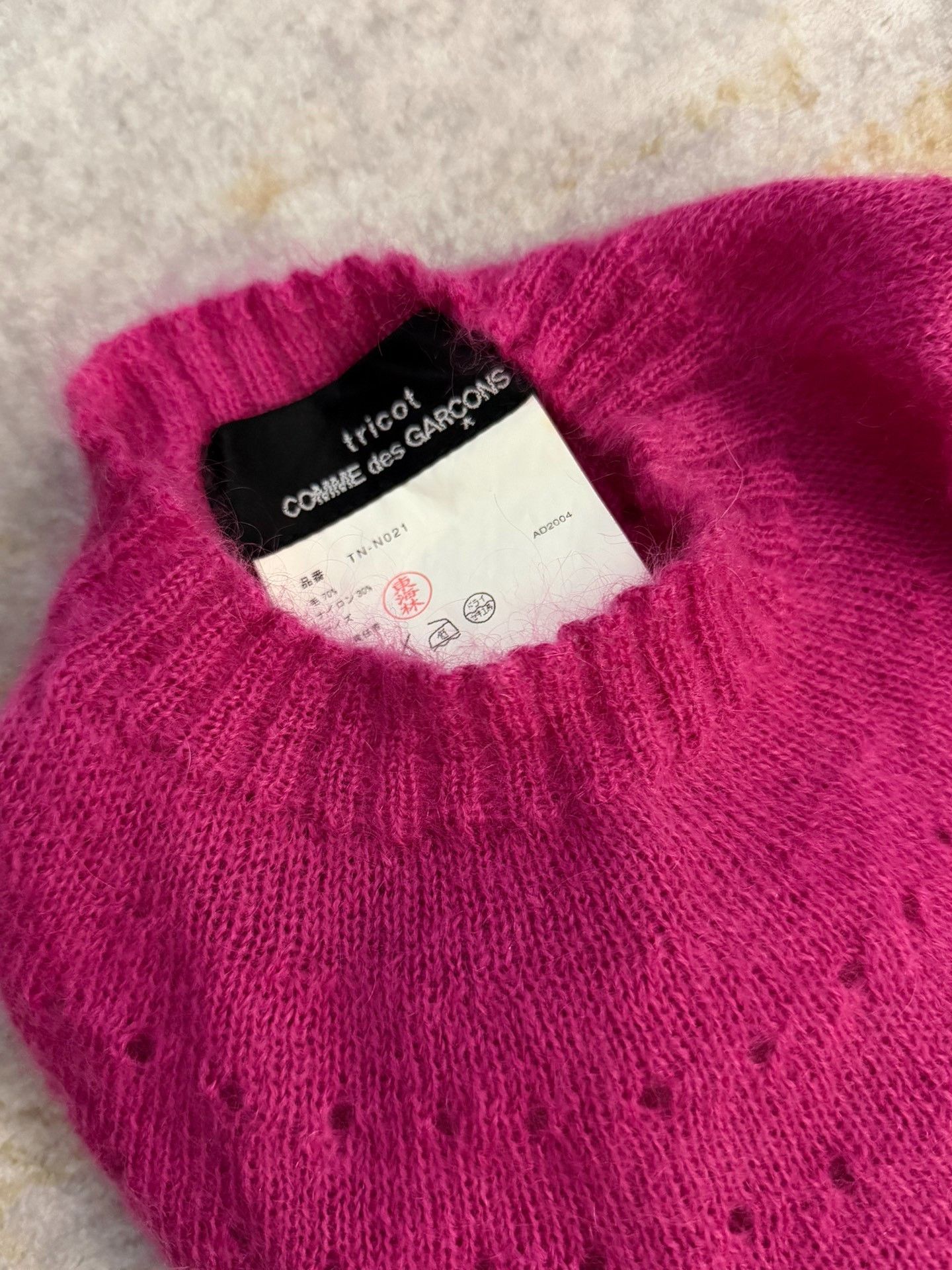 Comme des Garcons Comme des Garçons 2004 Tricot Balloon Knit Top Size XXL / US 16-18 / IT 52-54 - 9 Thumbnail