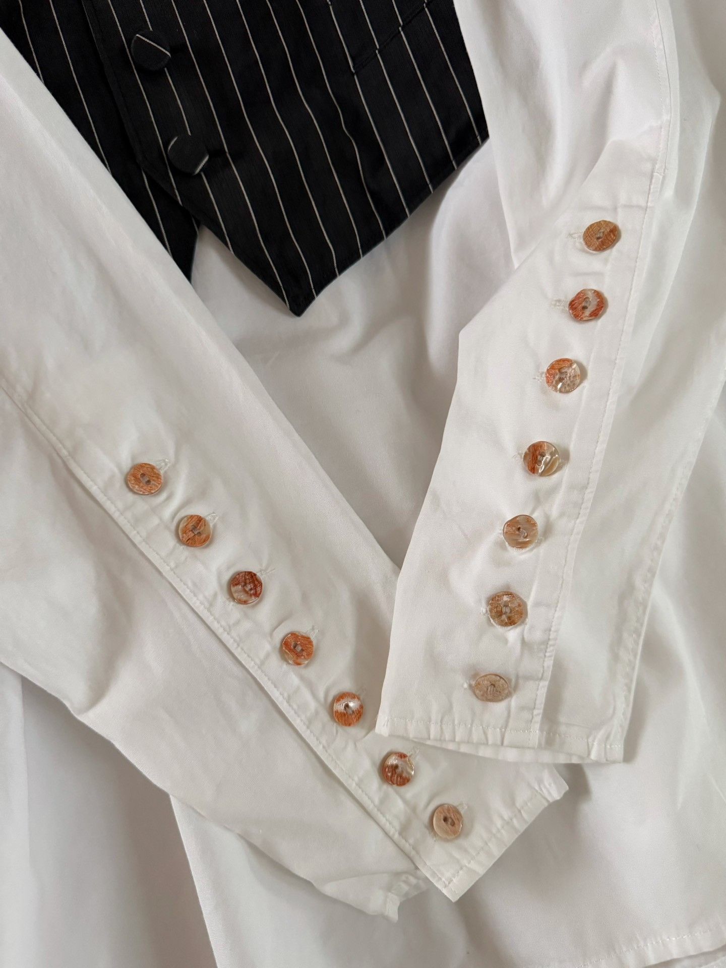 Jean Paul Gaultier Jean Paul Gaultier Vintage Spliced Vest Shirt Size US M / EU 48-50 / 2 - 8 Thumbnail