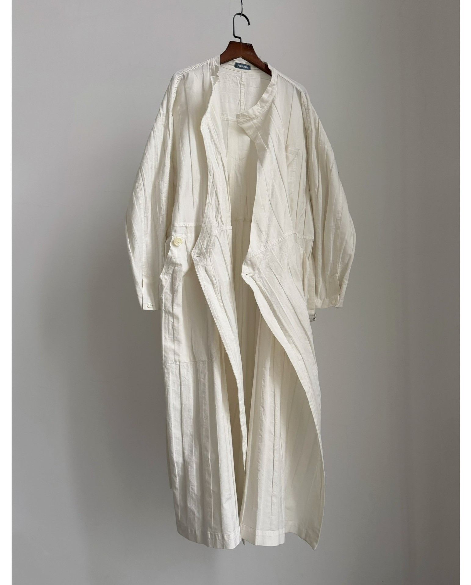 Pleats Please Issey Miyake Issey Miyake Plantation Wide Pleat Trench Dress Size M / US 6-8 / IT 42-44 - 7 Thumbnail
