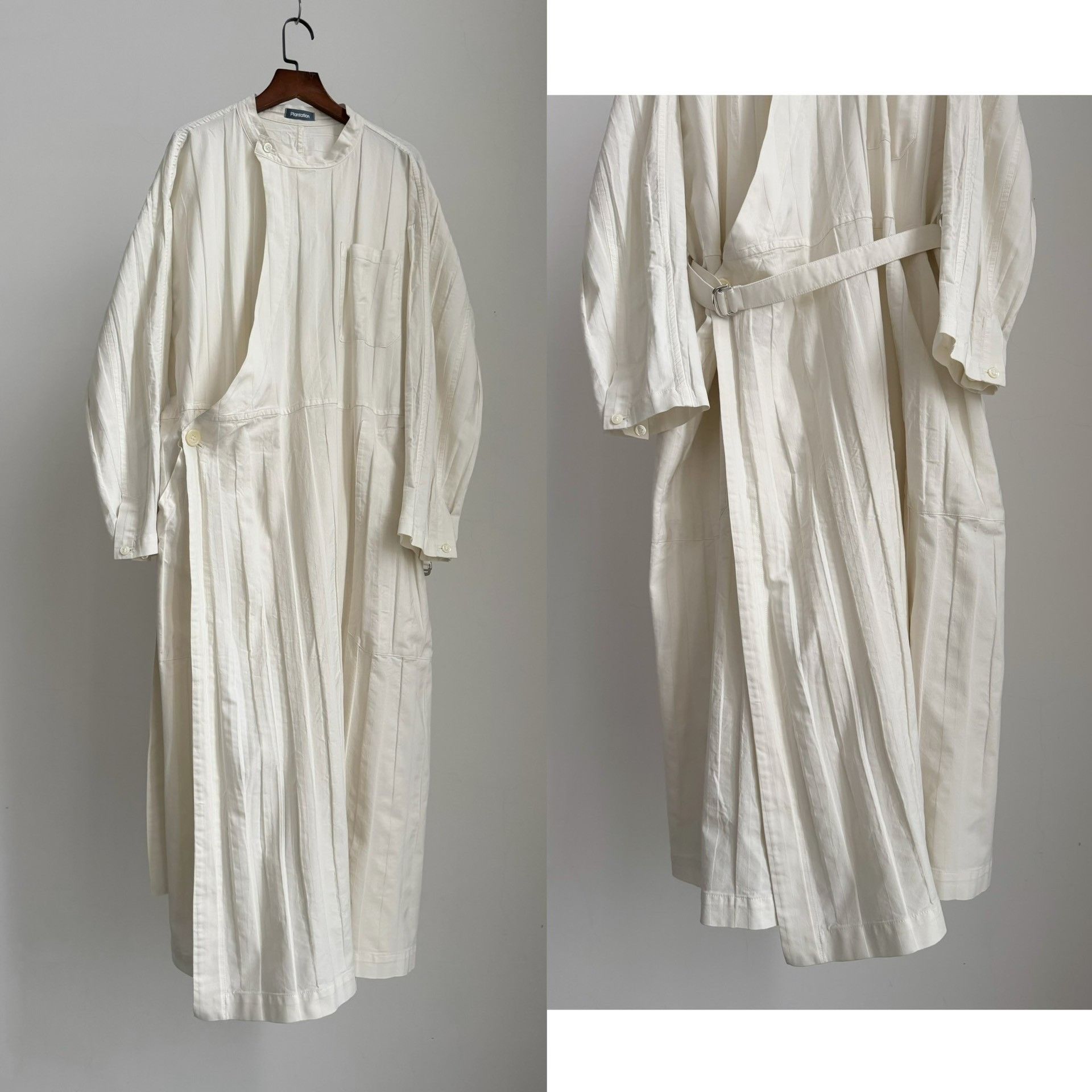 Pleats Please Issey Miyake Issey Miyake Plantation Wide Pleat Trench Dress Size M / US 6-8 / IT 42-44 - 8 Thumbnail