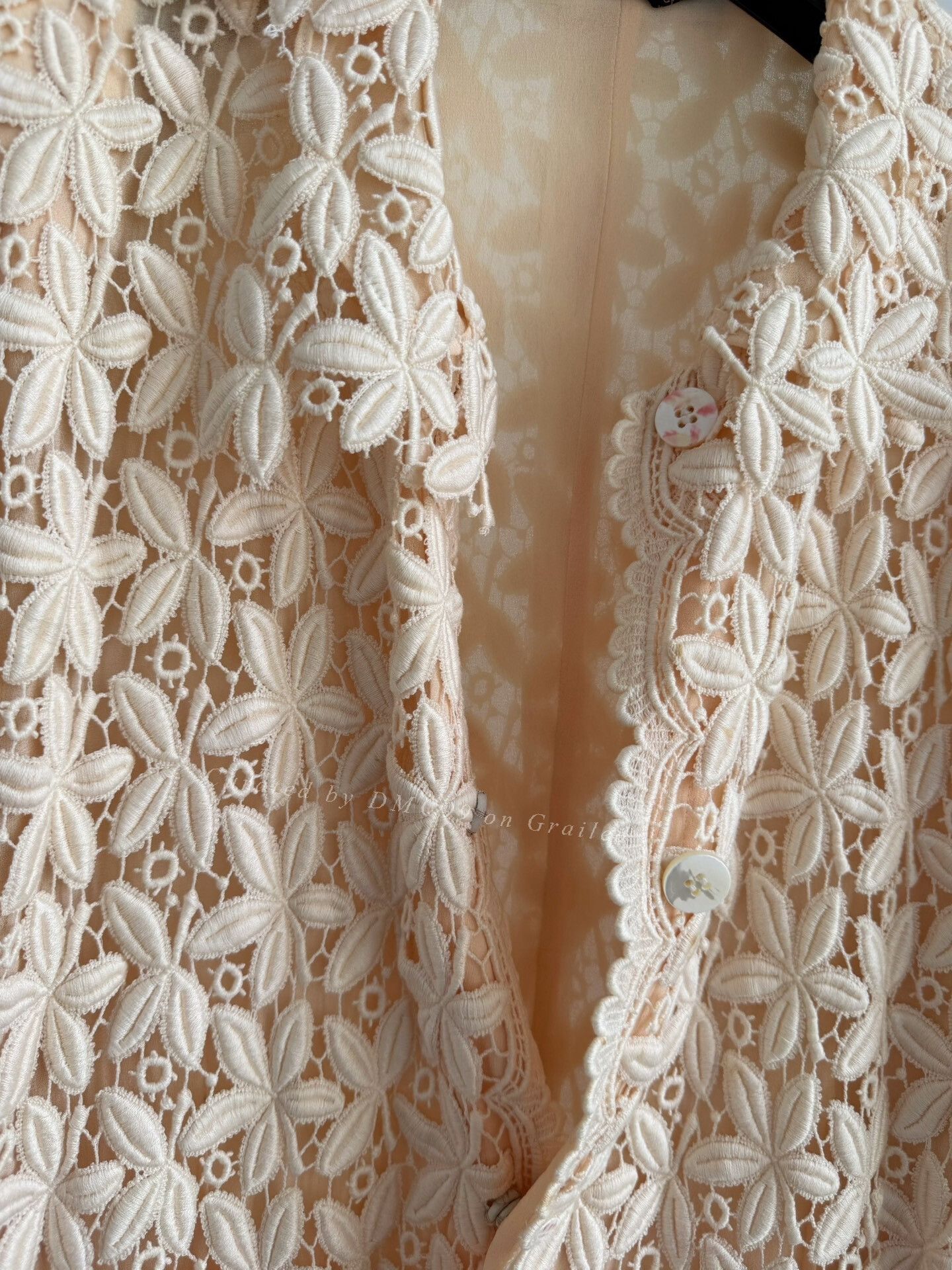 Rei Kawakubo Comme des Garçons 1990 Lace Coat Size M / US 6-8 / IT 42-44 - 8 Thumbnail