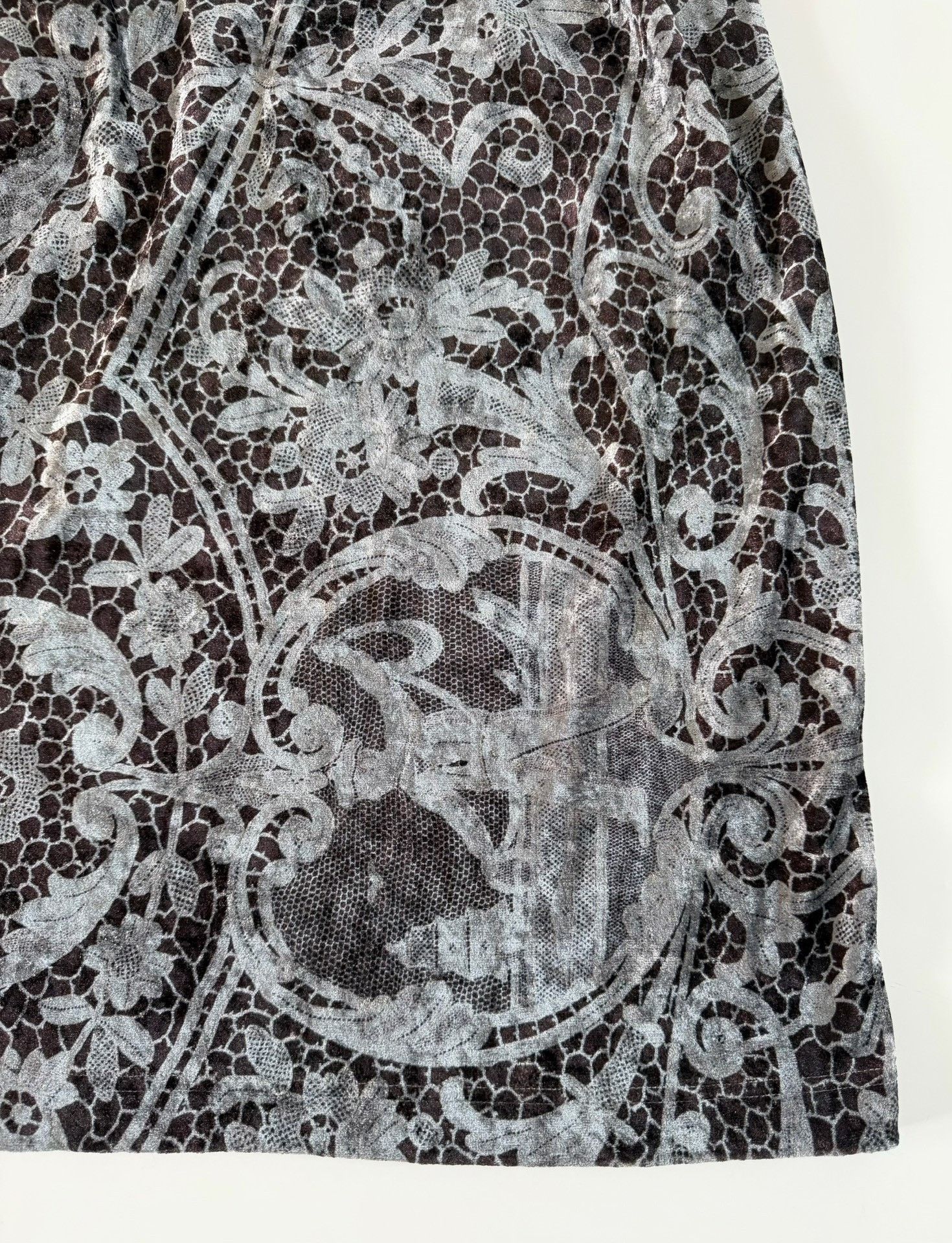 Comme des Garcons Comme des Garçons 1996 Tricot Velvet Skirt Size 32" / US 10 / IT 46 - 9 Thumbnail