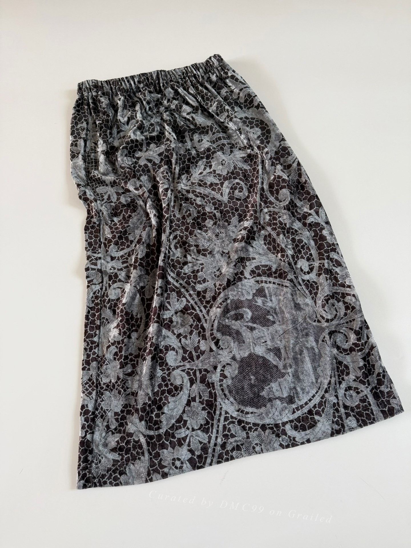 Comme des Garcons Comme des Garçons 1996 Tricot Velvet Skirt Size 32" / US 10 / IT 46 - 6 Thumbnail