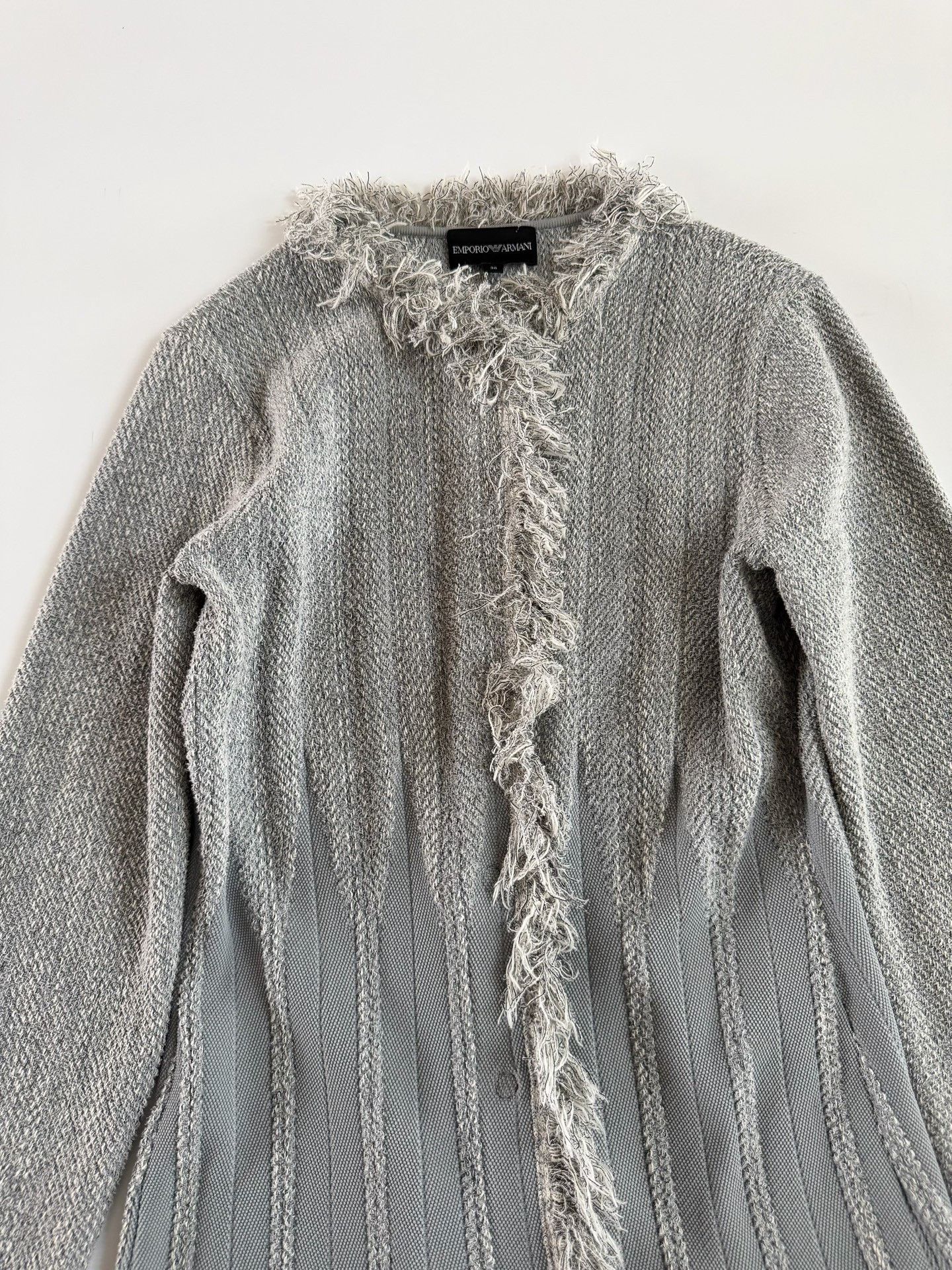 Emporio Armani Emporio Armani Fringed Collar Coat Size XS / US 0-2 / IT 36-38 - 2 Thumbnail