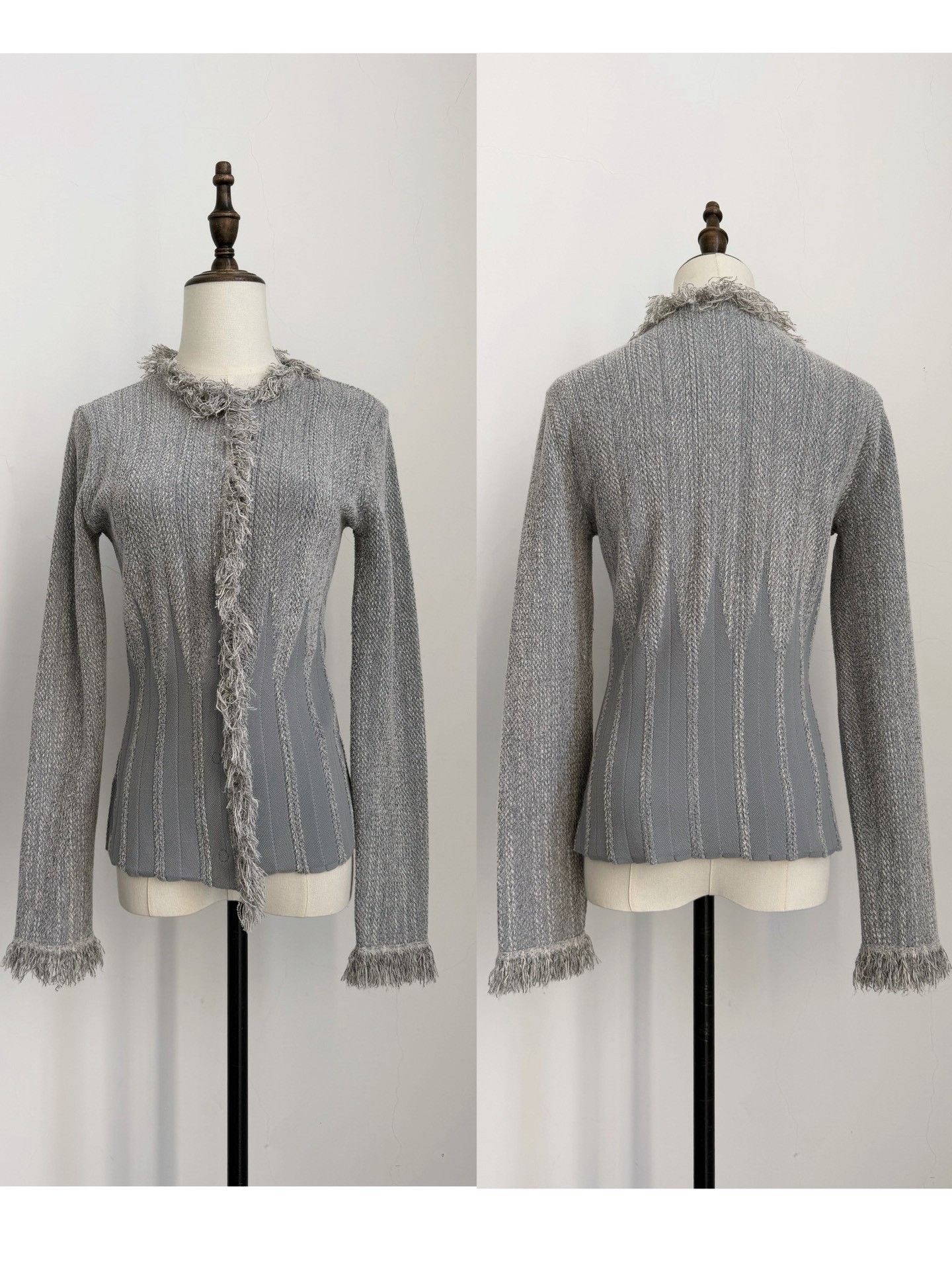 Emporio Armani Emporio Armani Fringed Collar Coat Size XS / US 0-2 / IT 36-38 - 8 Thumbnail