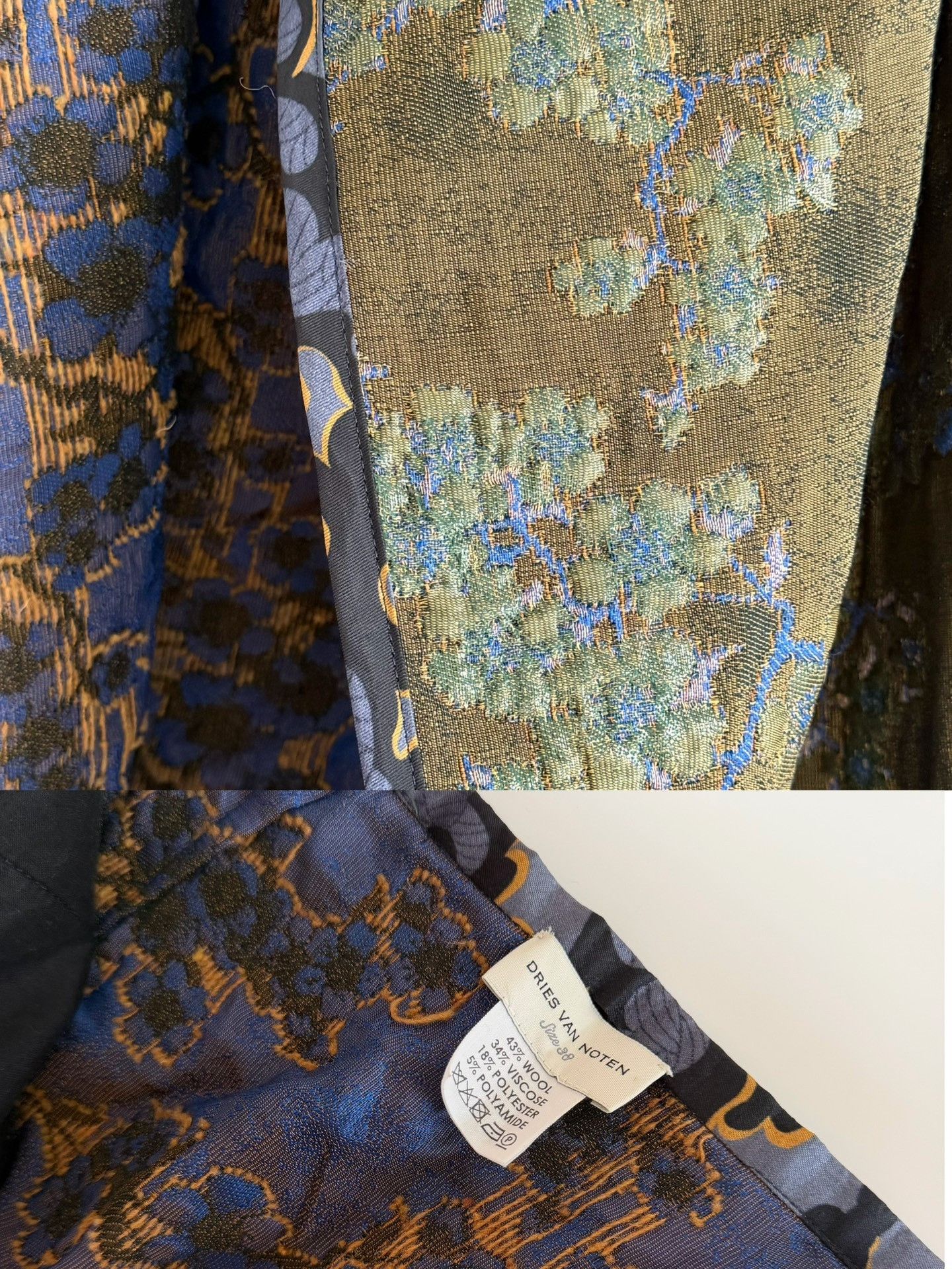 Dries Van Noten Dries van Noten Vintage Jacquard Skirt Size 38" / US 16 / IT 52 - 9 Thumbnail