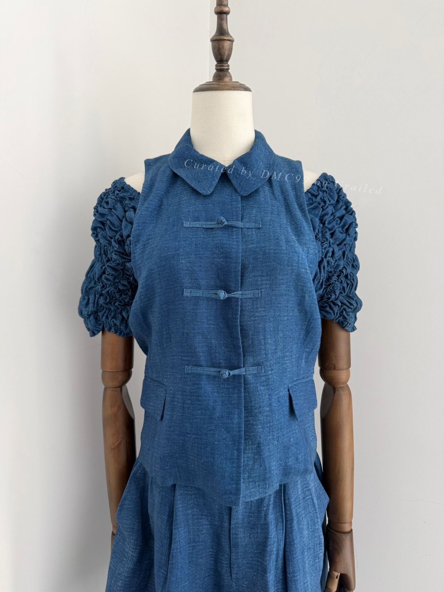 Comme des Garcons Comme des Garçons 1989 Denim Suit Size S / US 4 / IT 40 - 2 Thumbnail