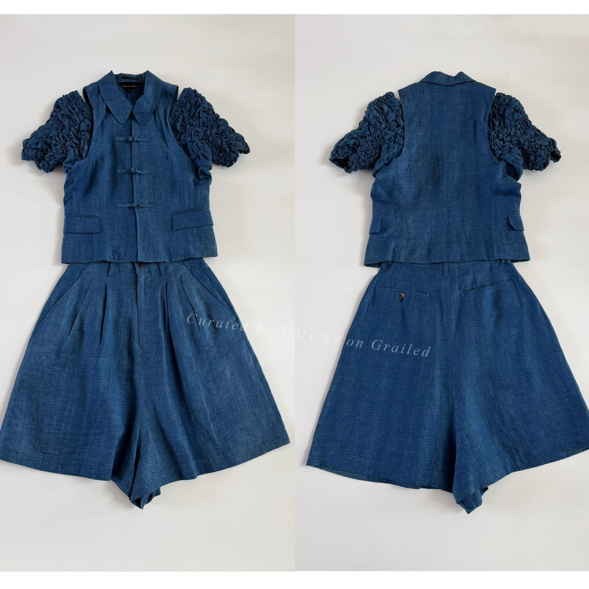 Comme des Garcons Comme des Garçons 1989 Denim Suit Size S / US 4 / IT 40 - 6 Thumbnail