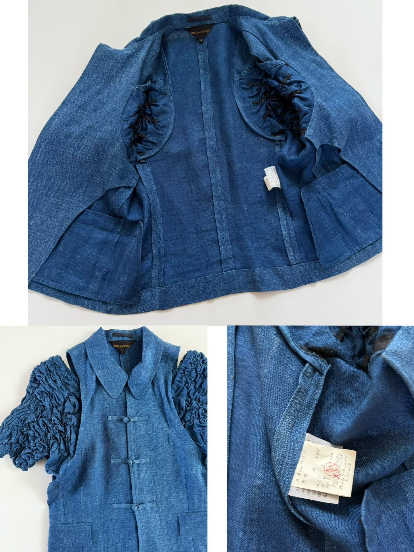 Comme des Garcons Comme des Garçons 1989 Denim Suit Size S / US 4 / IT 40 - 7 Thumbnail