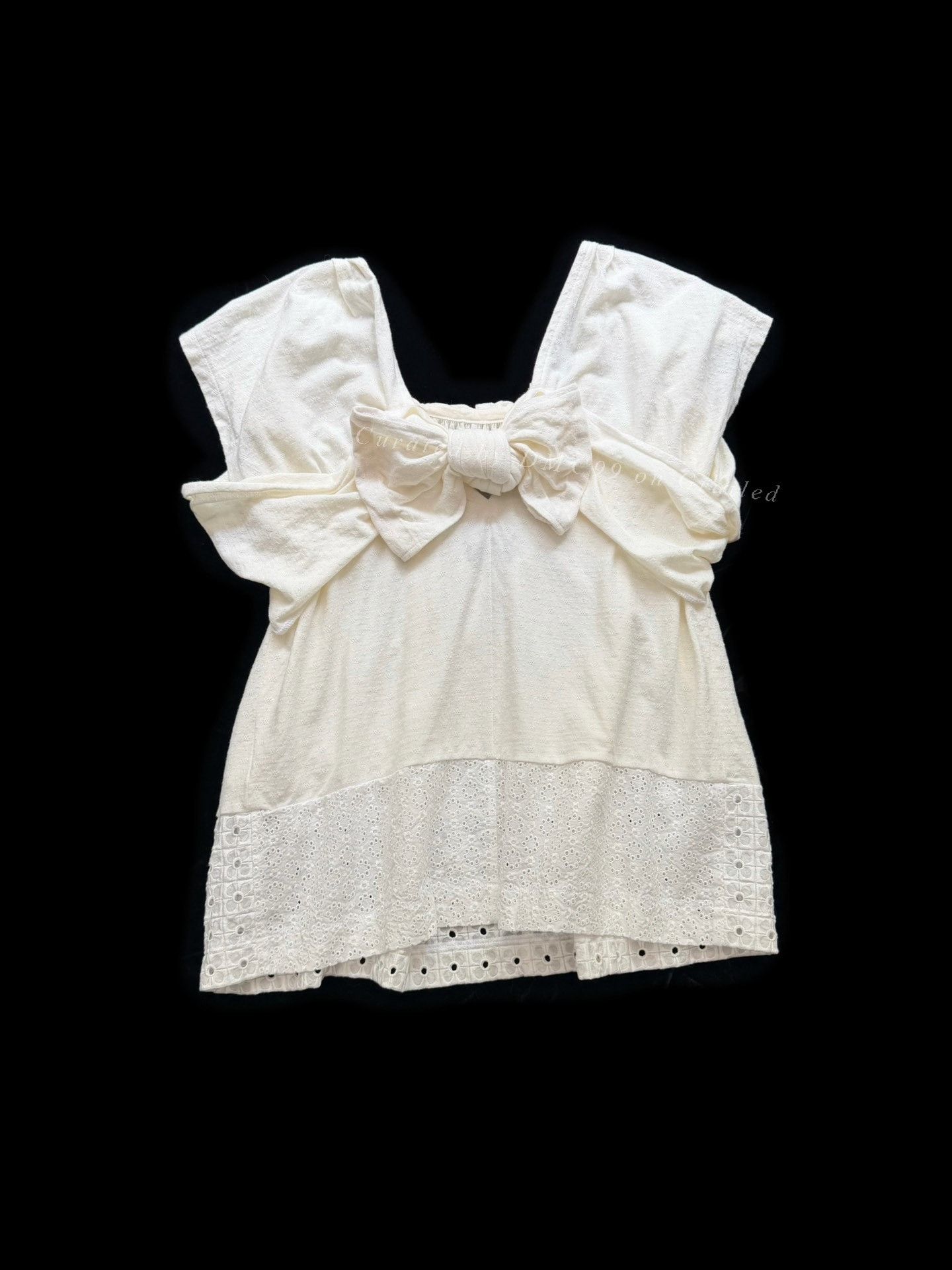 Rei Kawakubo Comme des Garçons 2017 Tricot Bow Top Size S / US 4 / IT 40 - 3 Thumbnail