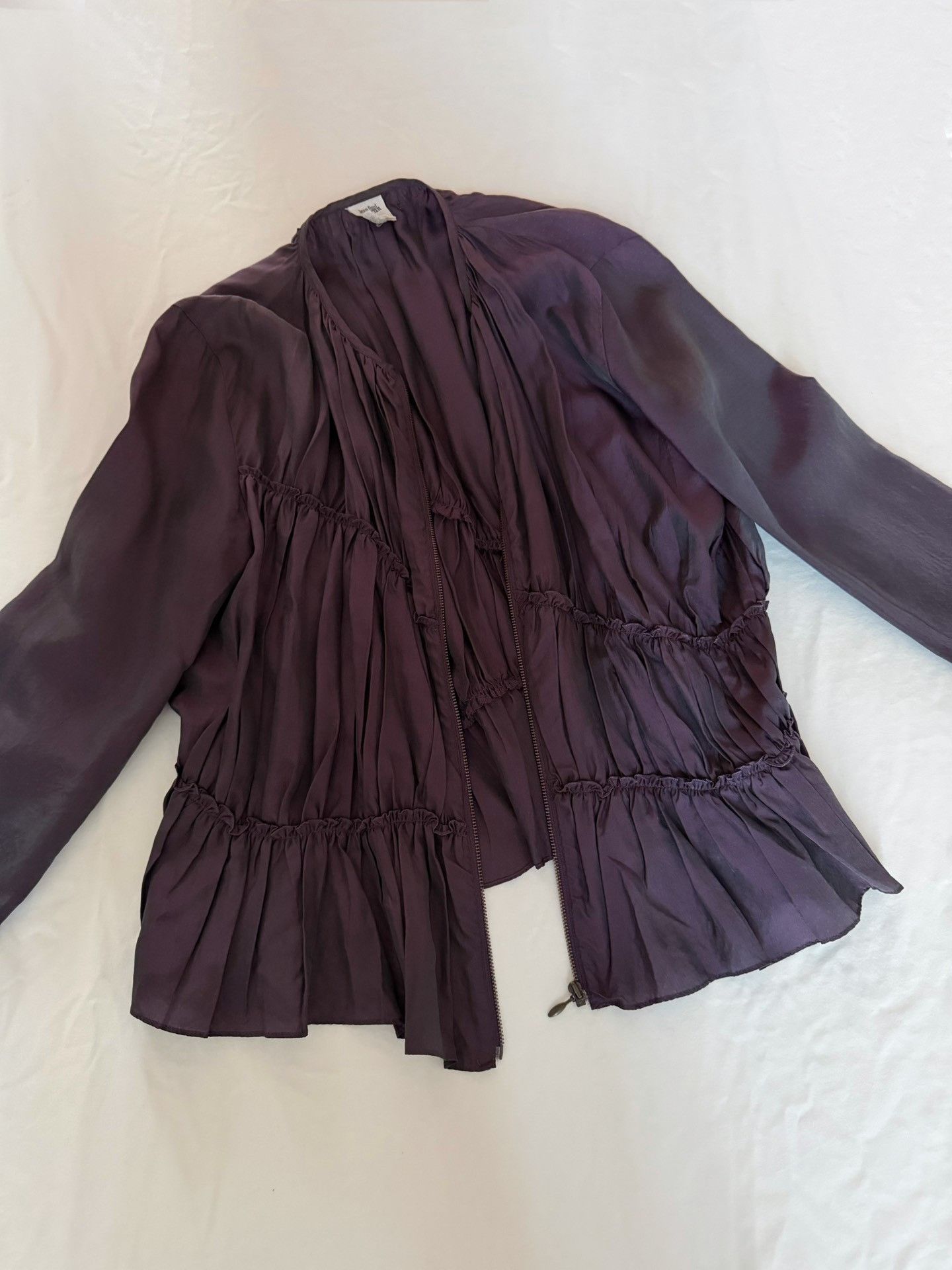 Jean Paul Gaultier Jean Paul Gaultier Vintage Pleated Iridescent Top Size S / US 4 / IT 40 - 9 Thumbnail