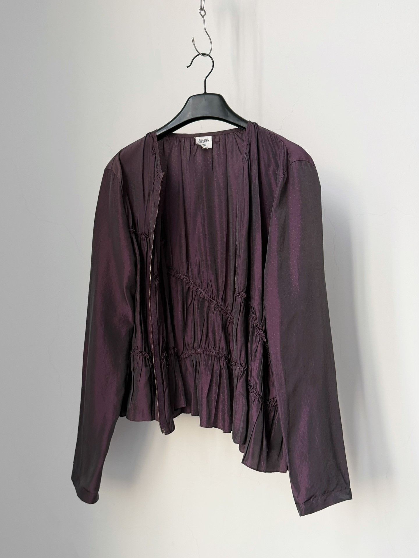 Jean Paul Gaultier Jean Paul Gaultier Vintage Pleated Iridescent Top Size S / US 4 / IT 40 - 5 Thumbnail