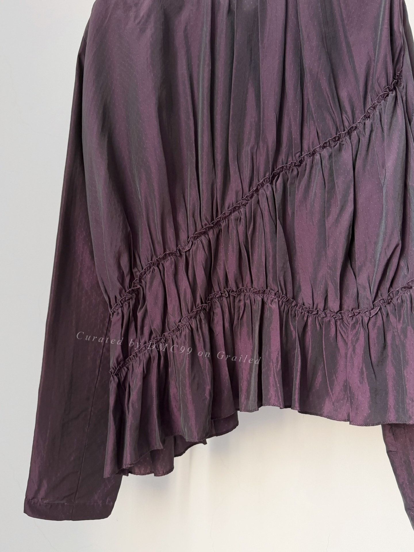 Jean Paul Gaultier Jean Paul Gaultier Vintage Pleated Iridescent Top Size S / US 4 / IT 40 - 6 Thumbnail