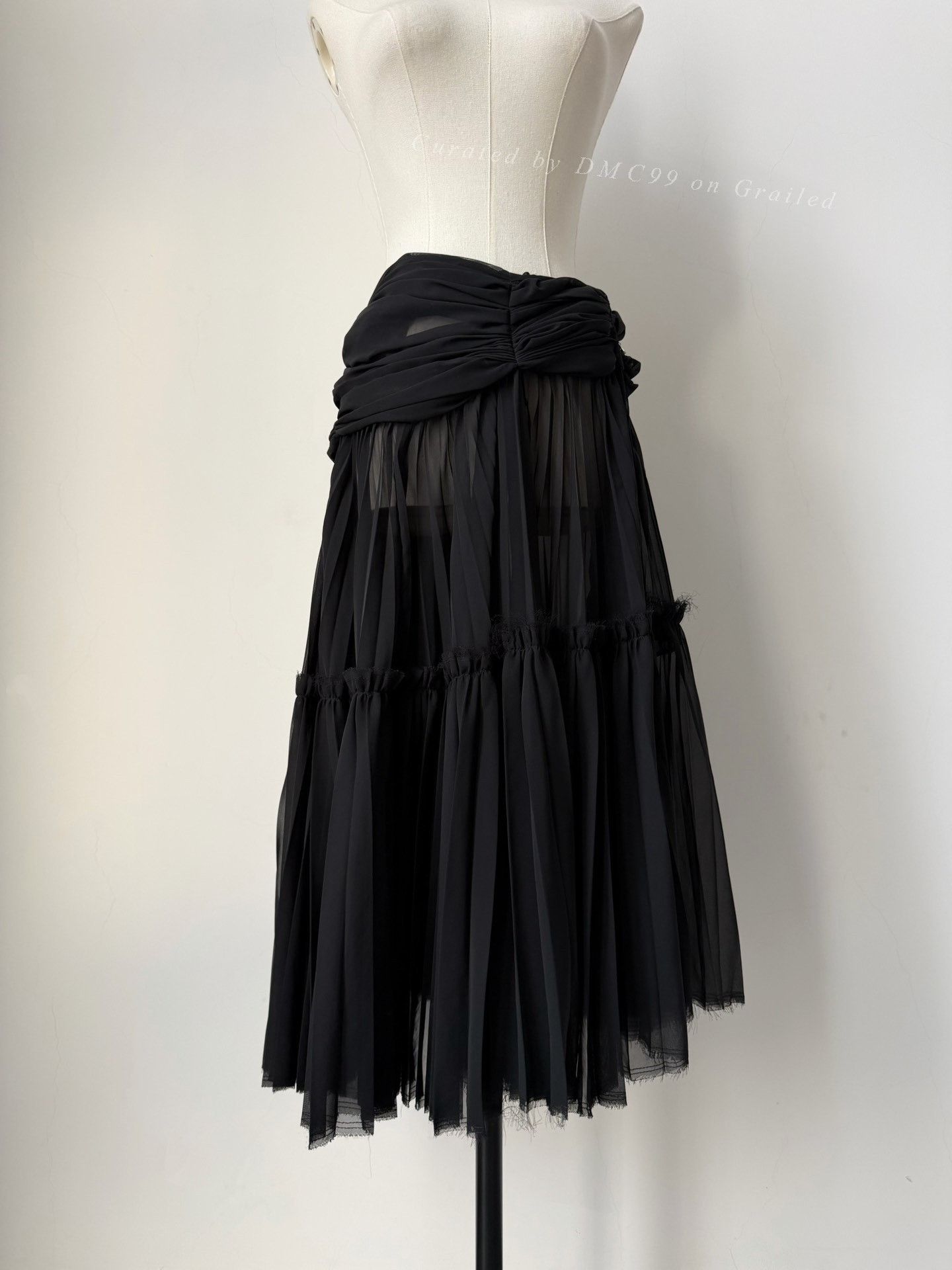 Comme des Garcons Comme des Garçons 2005 Mainline Layered Tulle Skirt Size 33" - 8 Thumbnail