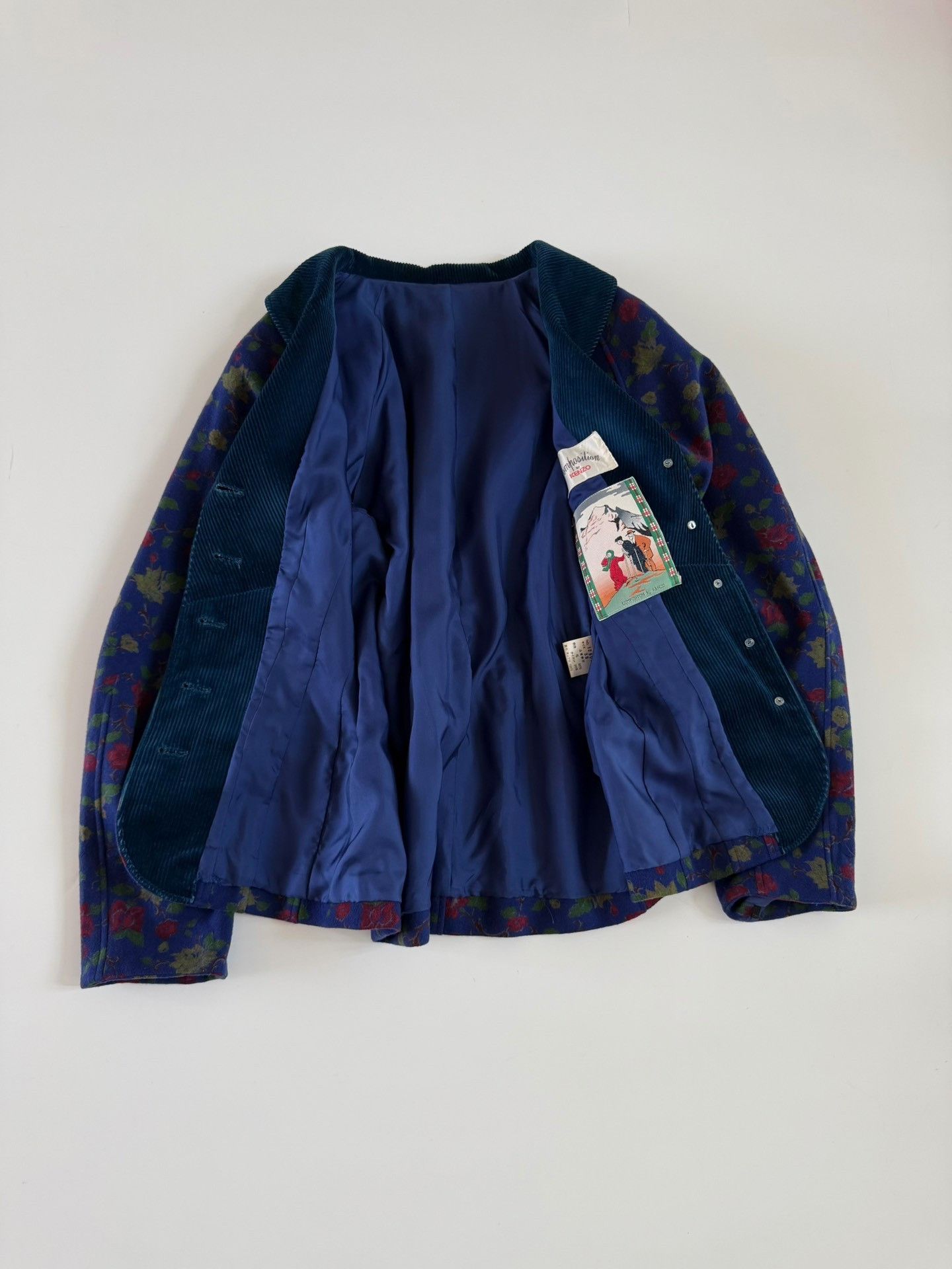 Kenzo Kenzo 1980s Vintage Floral Jacket Size S / US 4 / IT 40 - 5 Thumbnail
