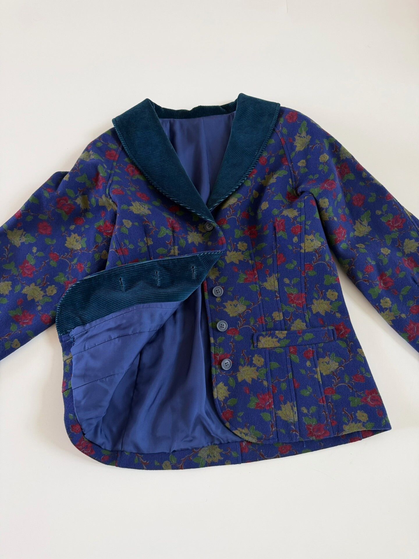 Kenzo Kenzo 1980s Vintage Floral Jacket Size S / US 4 / IT 40 - 3 Thumbnail