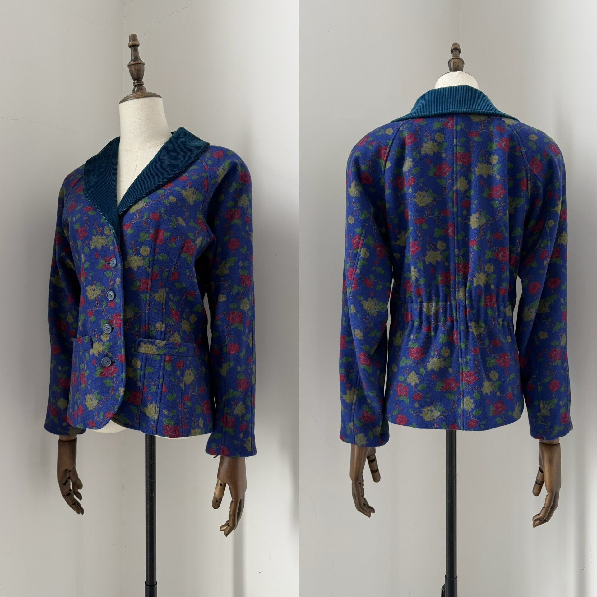 Kenzo Kenzo 1980s Vintage Floral Jacket Size S / US 4 / IT 40 - 8 Thumbnail