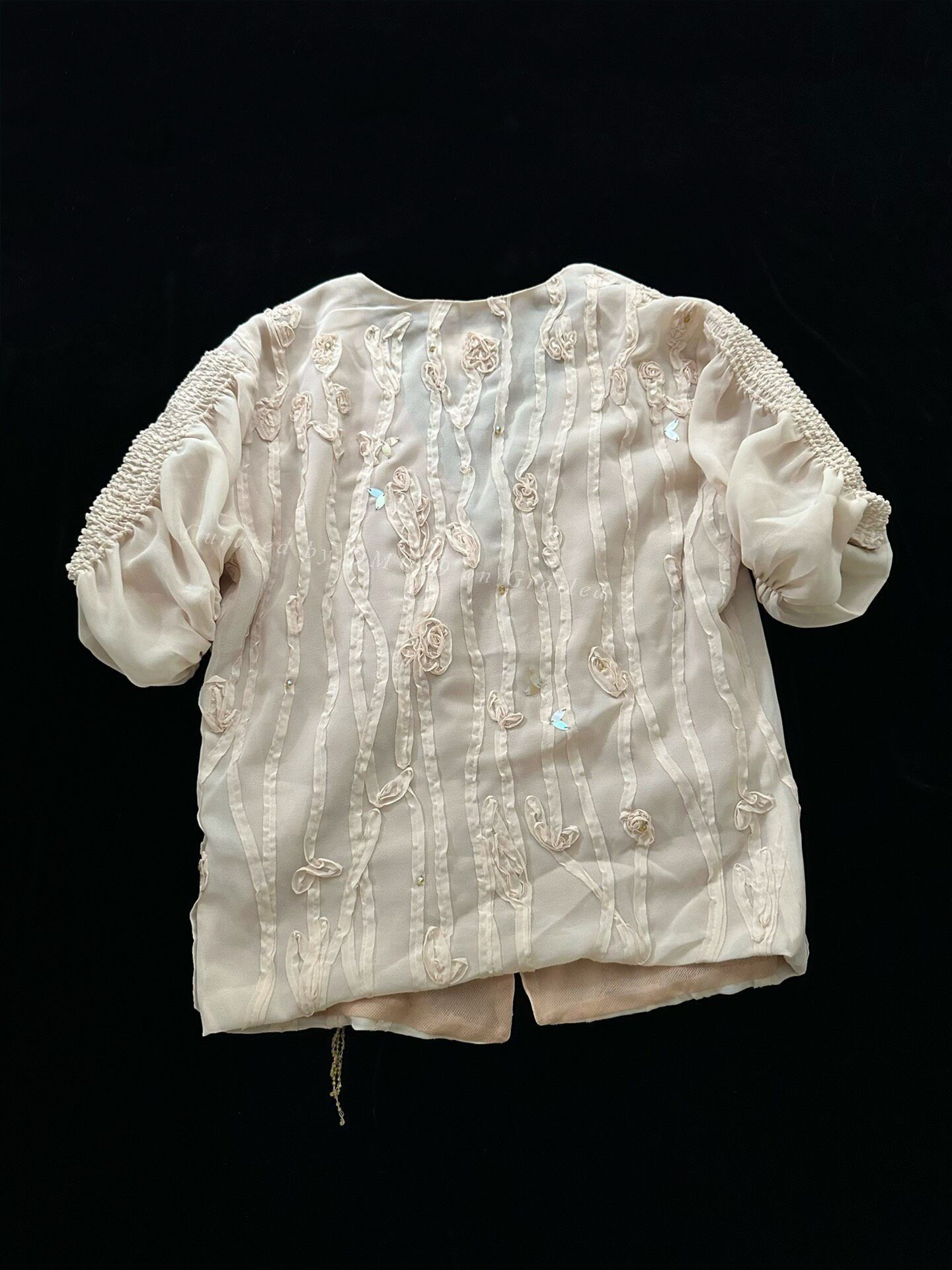 Dries Van Noten Dries Van Noten 2001 Beaded Crochet Top Size XS / US 0-2 / IT 36-38 - 4 Thumbnail
