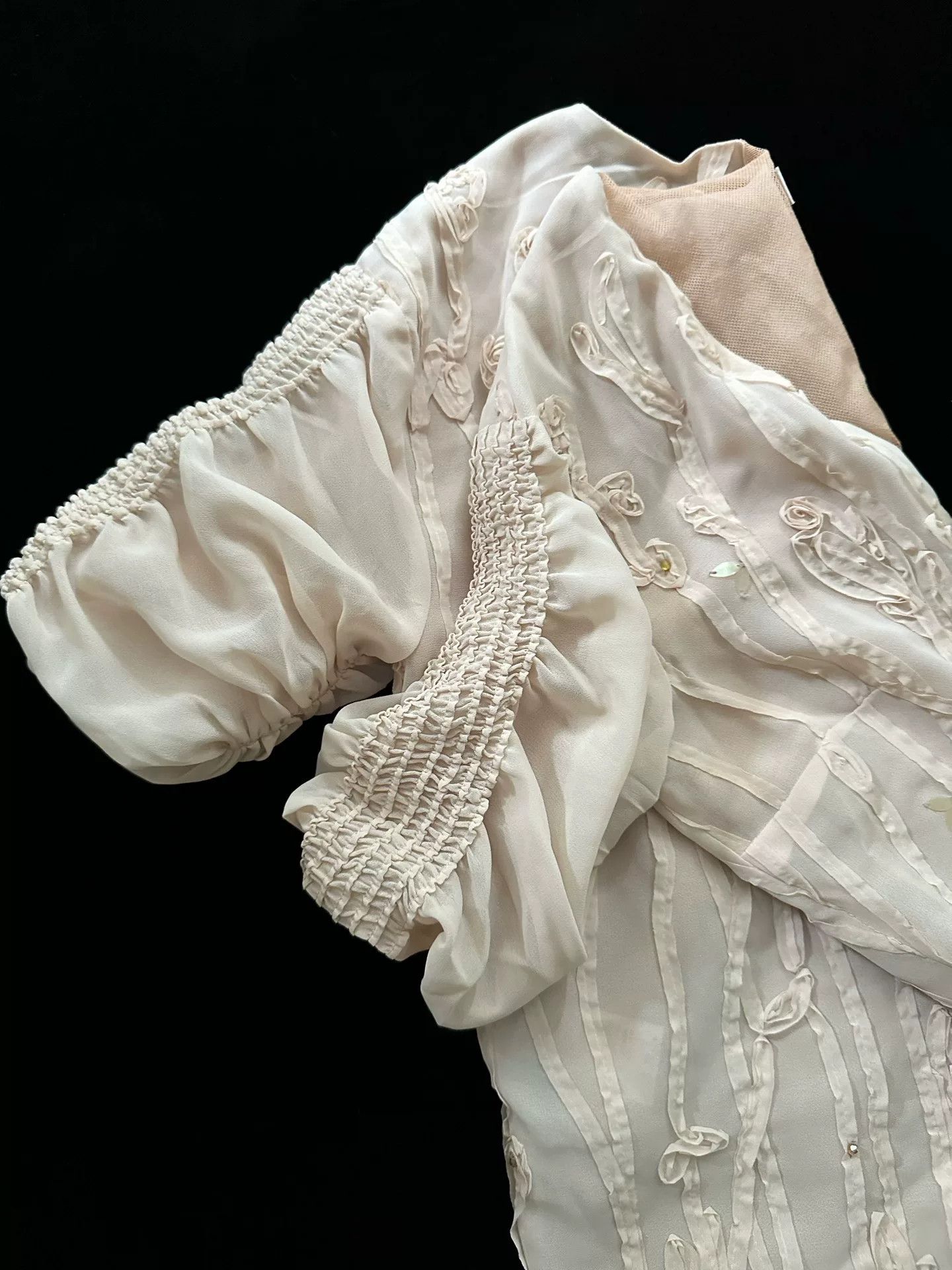 Dries Van Noten Dries Van Noten 2001 Beaded Crochet Top Size XS / US 0-2 / IT 36-38 - 9 Thumbnail