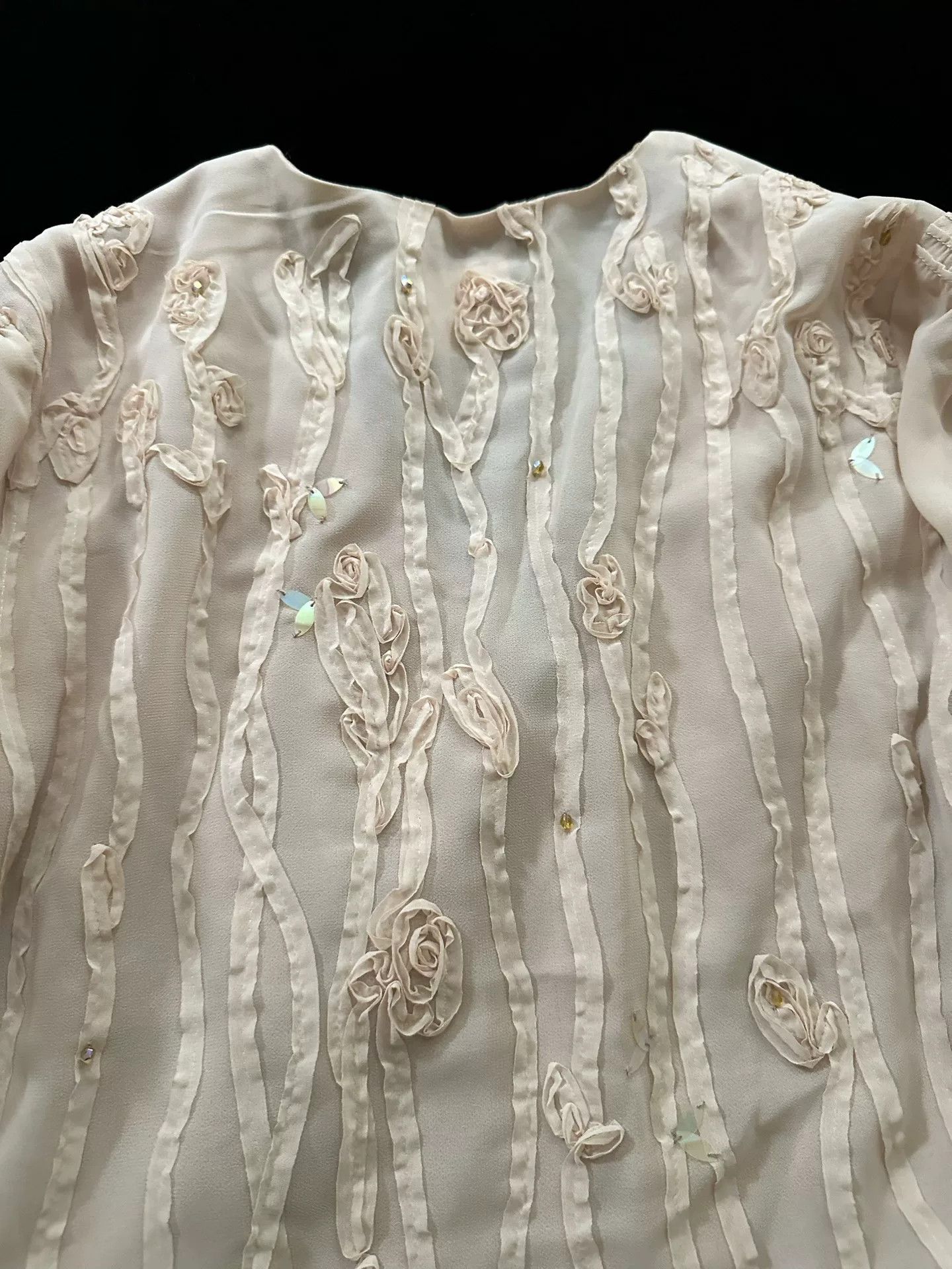 Dries Van Noten Dries Van Noten 2001 Beaded Crochet Top Size XS / US 0-2 / IT 36-38 - 5 Thumbnail