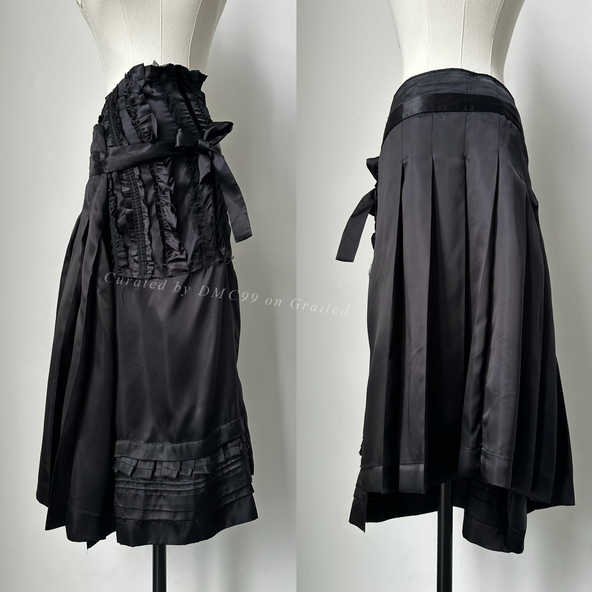Comme des Garcons Comme des Garçons 2005 Layered Cupro Skirt Size 24" / US 00 / IT 34 - 6 Thumbnail