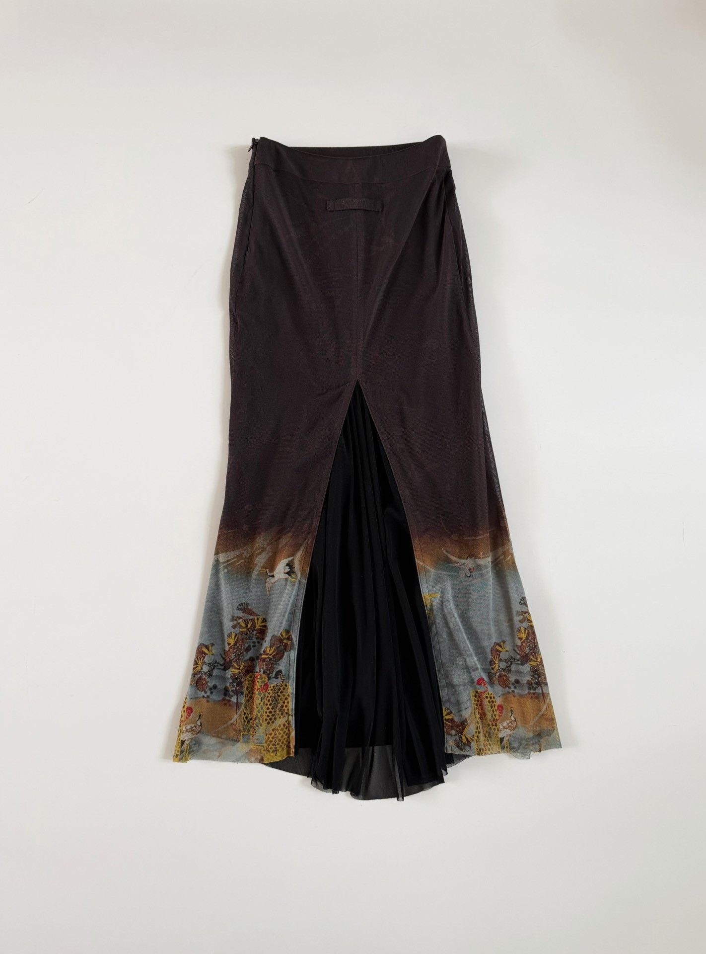 Jean Paul Gaultier Jean Paul Gaultier Vintage Crane Mesh Skirt Size 40" / US 18 - 2 Thumbnail