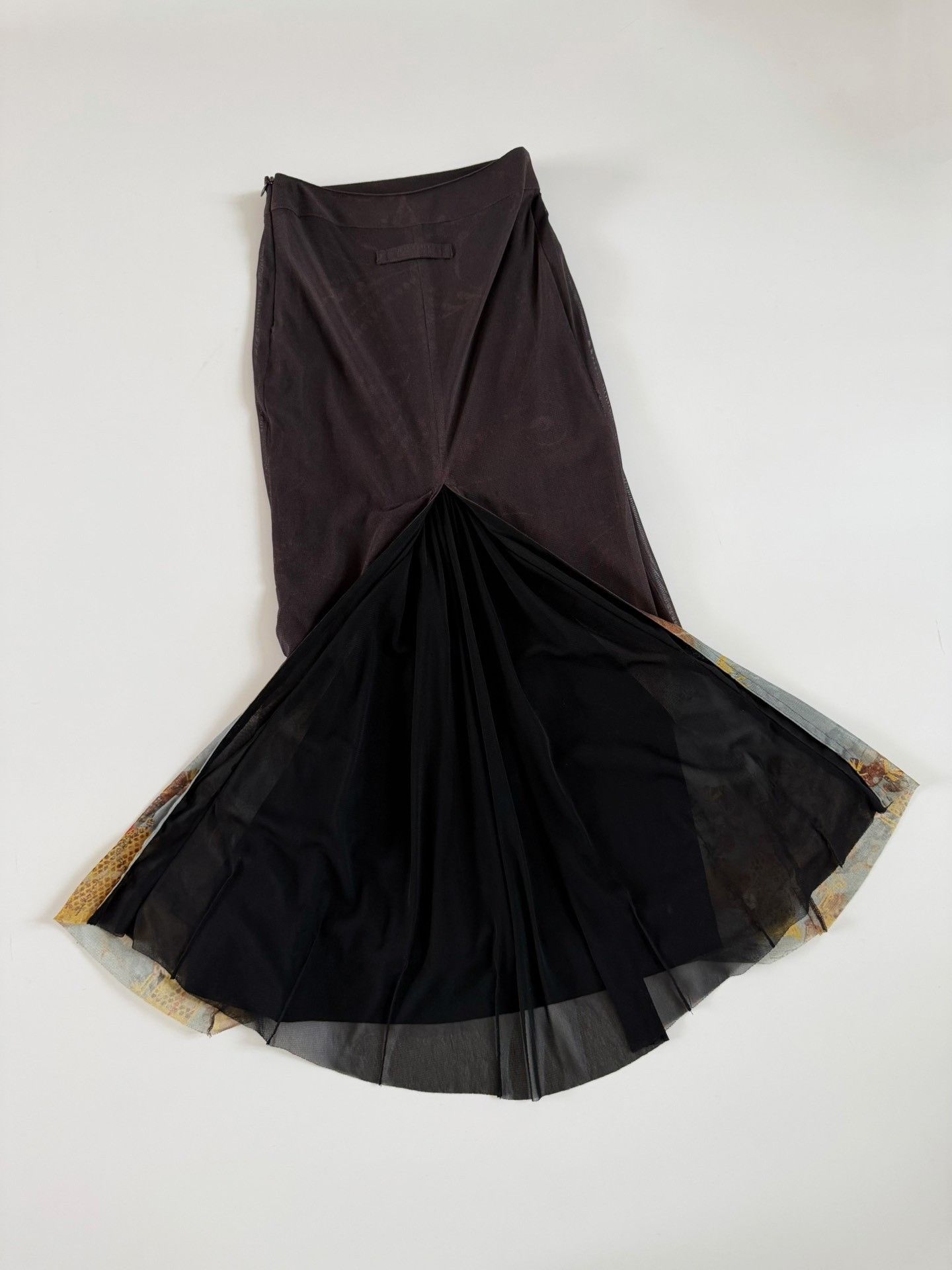 Jean Paul Gaultier Jean Paul Gaultier Vintage Crane Mesh Skirt Size 40" / US 18 - 4 Thumbnail