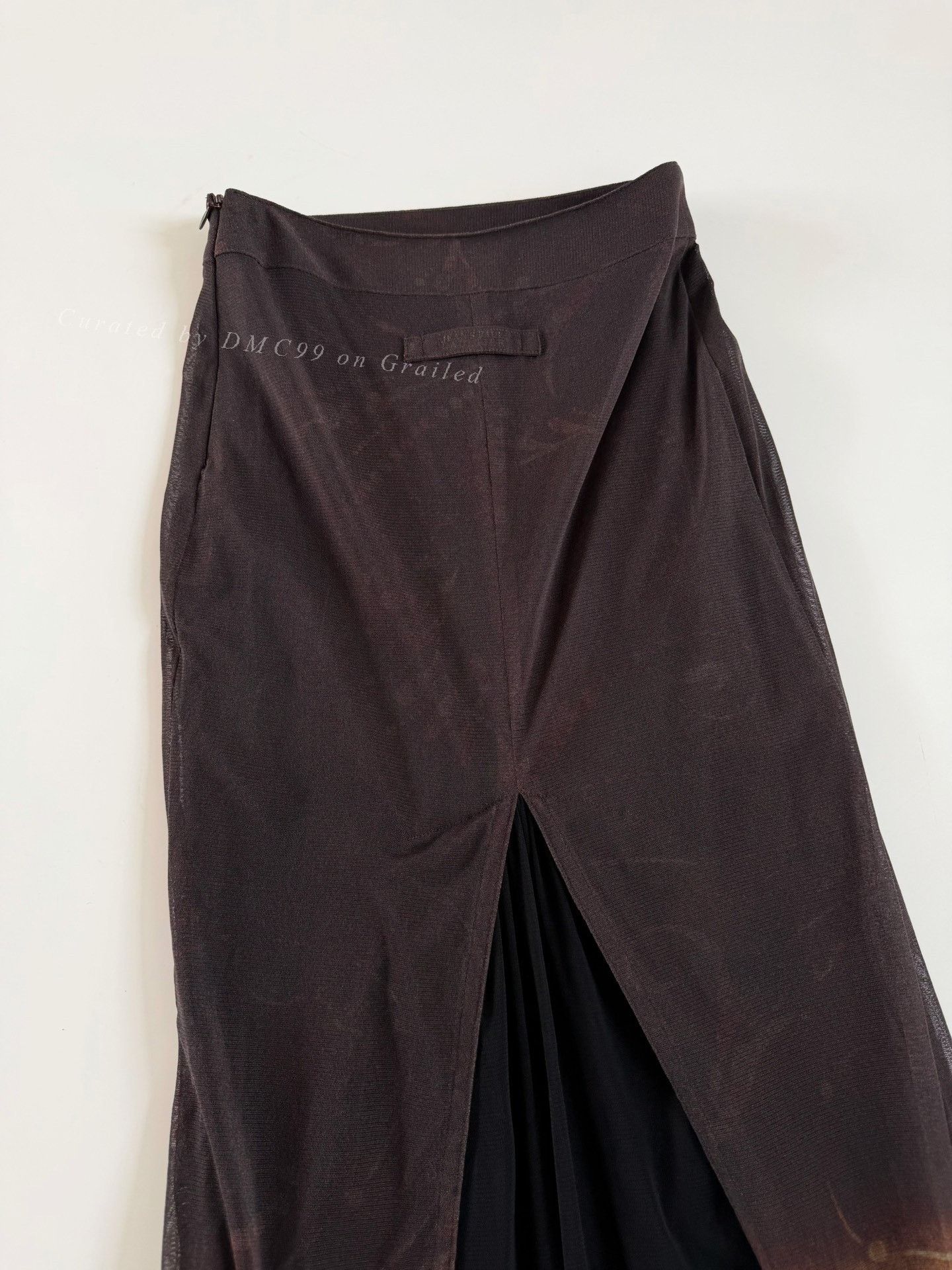 Jean Paul Gaultier Jean Paul Gaultier Vintage Crane Mesh Skirt Size 40" / US 18 - 9 Thumbnail
