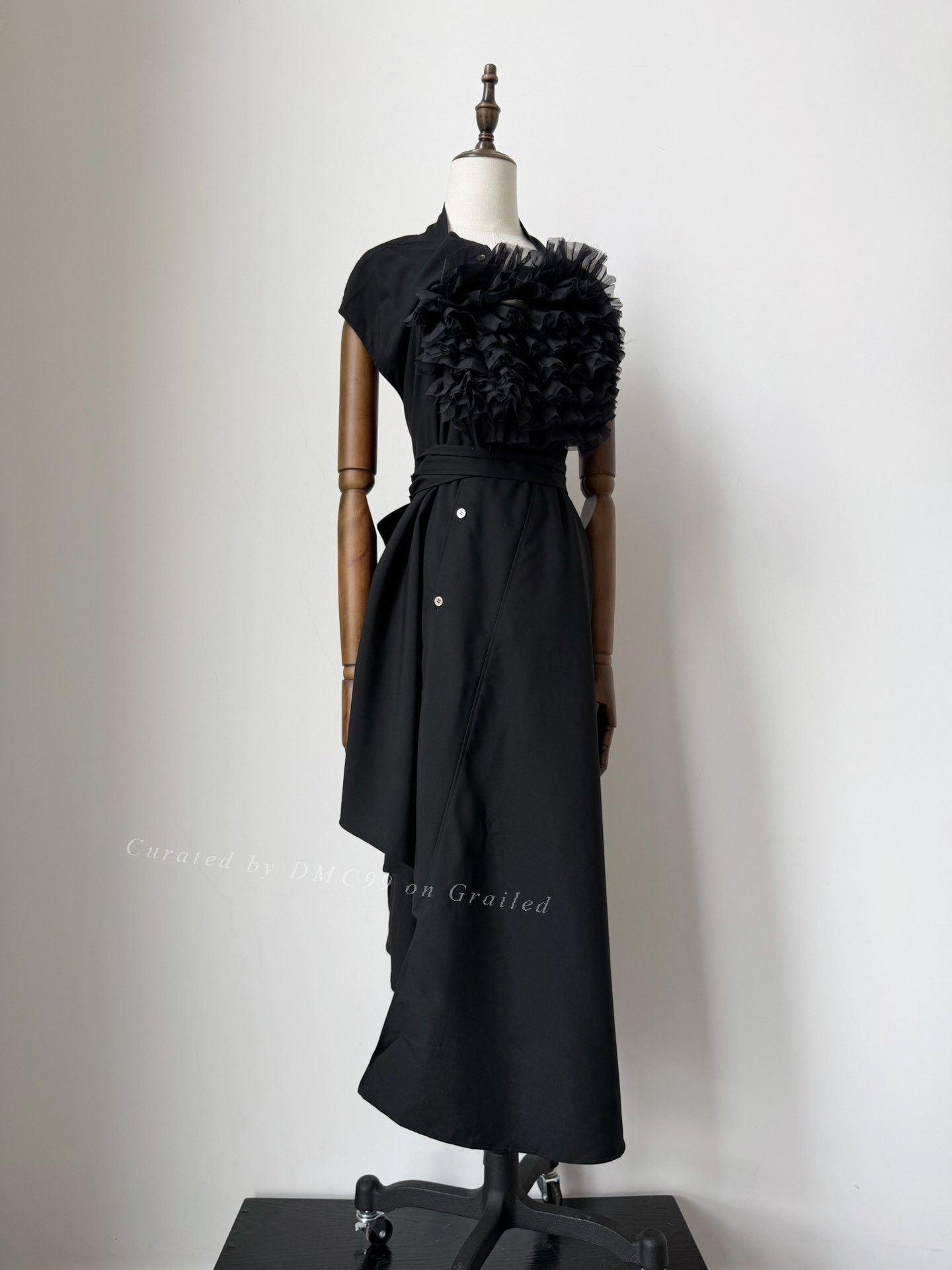 Junya Watanabe Junya Watanabe 2018 Halter Wool Dress Size S / US 4 / IT 40 - 6 Thumbnail