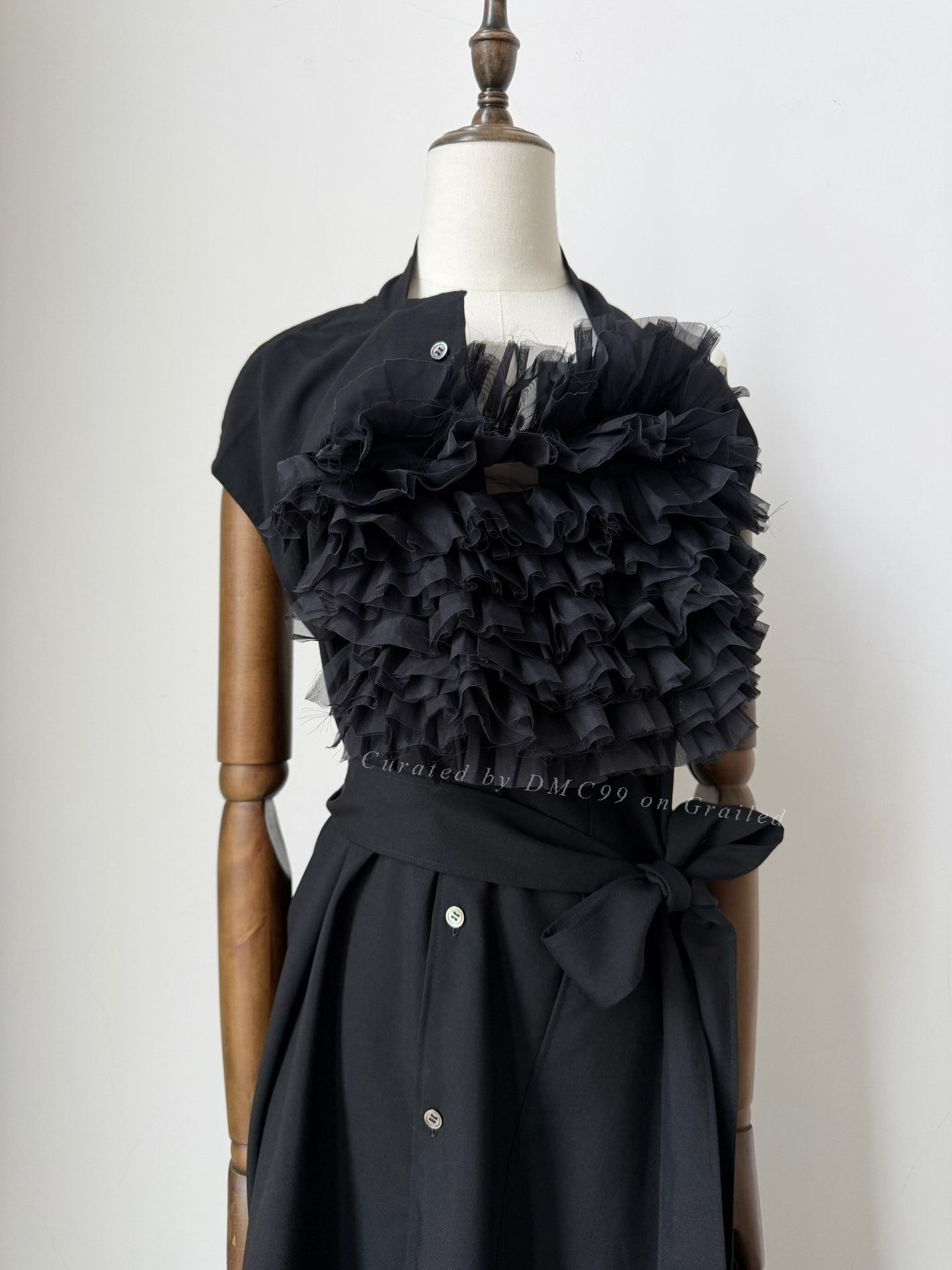 Junya Watanabe Junya Watanabe 2018 Halter Wool Dress Size S / US 4 / IT 40 - 4 Thumbnail