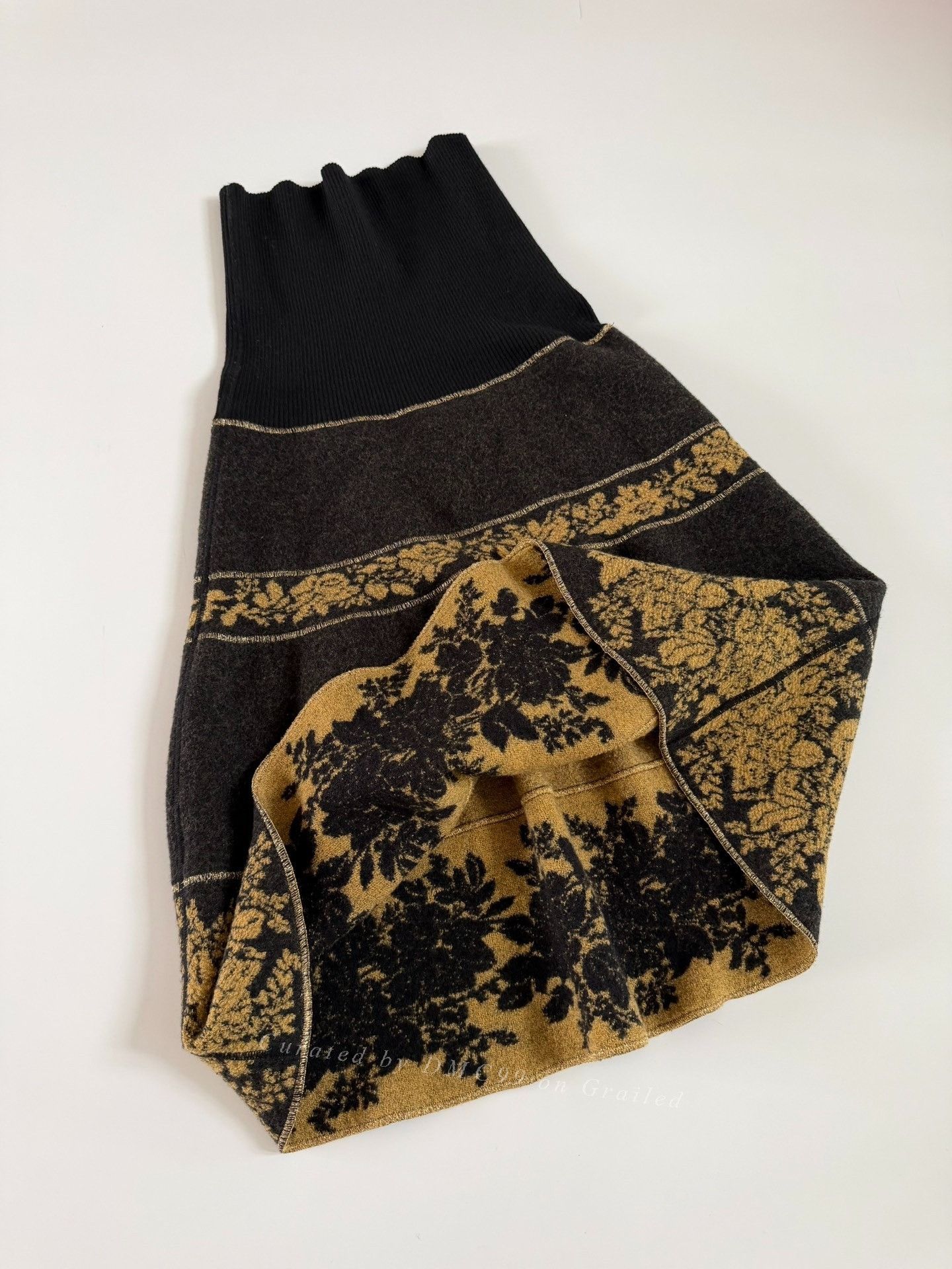 Kenzo Kenzo Vintage Knit Skirt Size 34" / US 12 / IT 48 - 3 Thumbnail