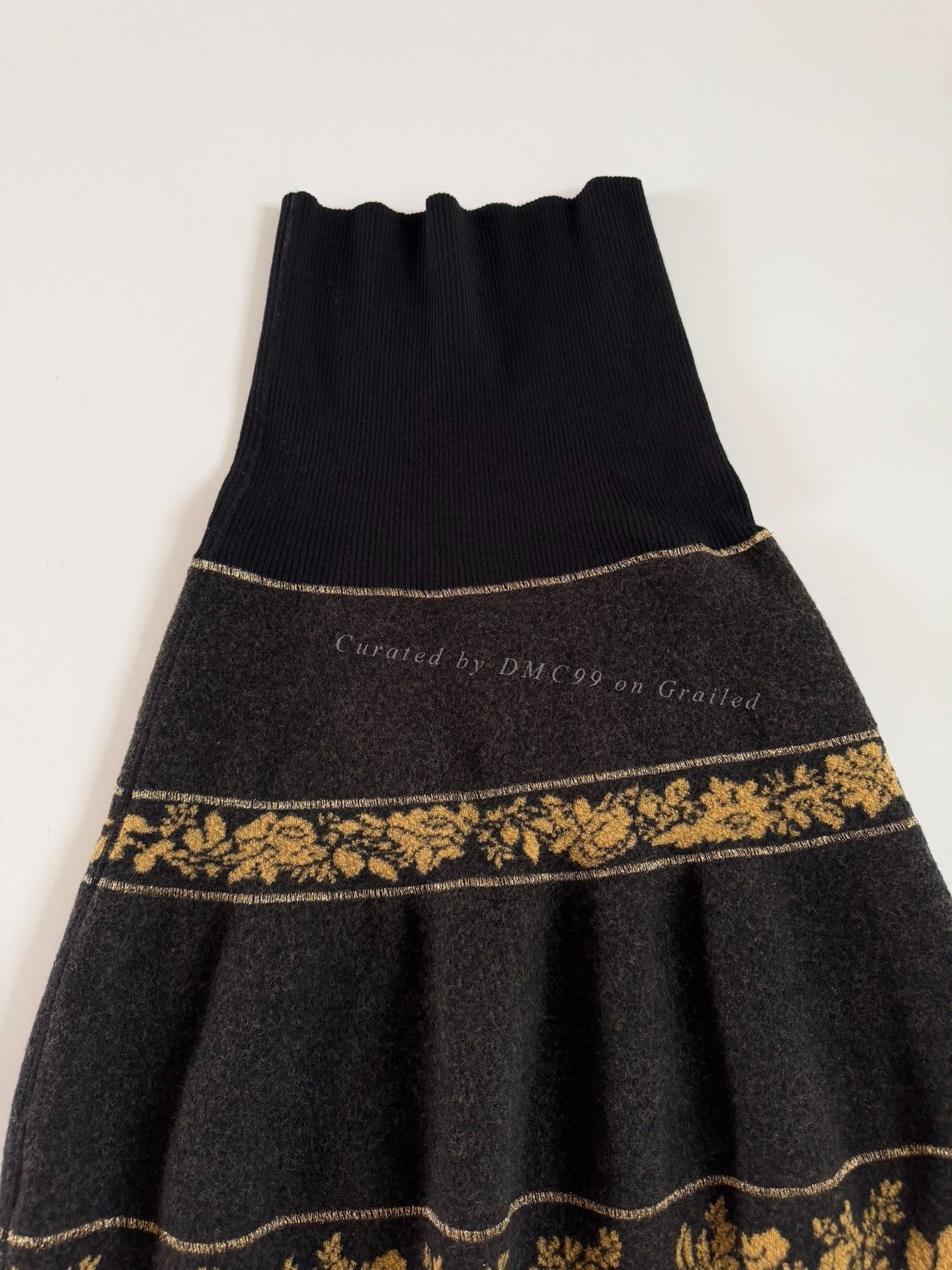 Kenzo Kenzo Vintage Knit Skirt Size 34" / US 12 / IT 48 - 4 Thumbnail