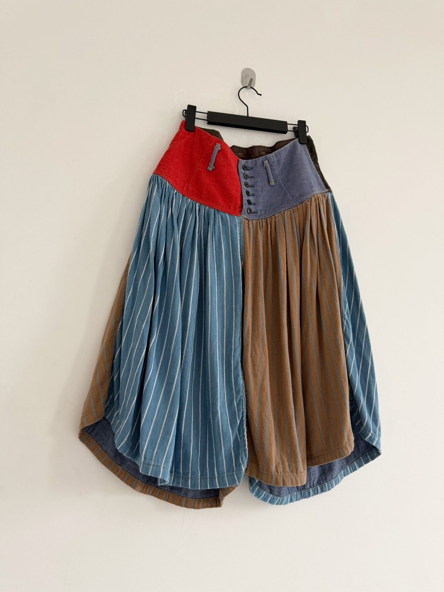 Kapital Kapital Limited Edition Colorblock Wide-Leg Culottes Size 35" - 5 Thumbnail