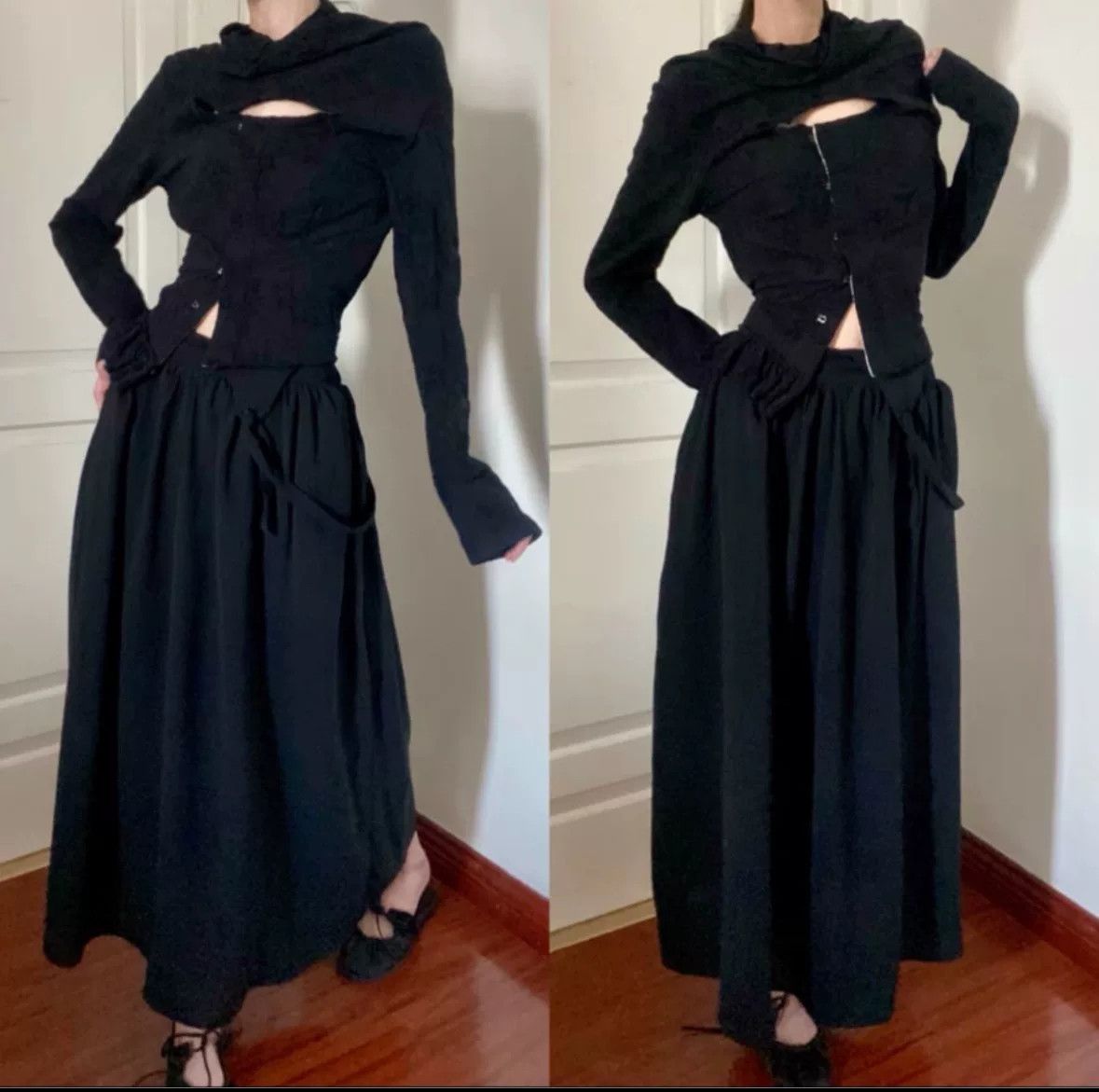 Rei Kawakubo Comme des Garçons 2004 Asymmetric Top Size M / US 6-8 / IT 42-44 - 3 Thumbnail