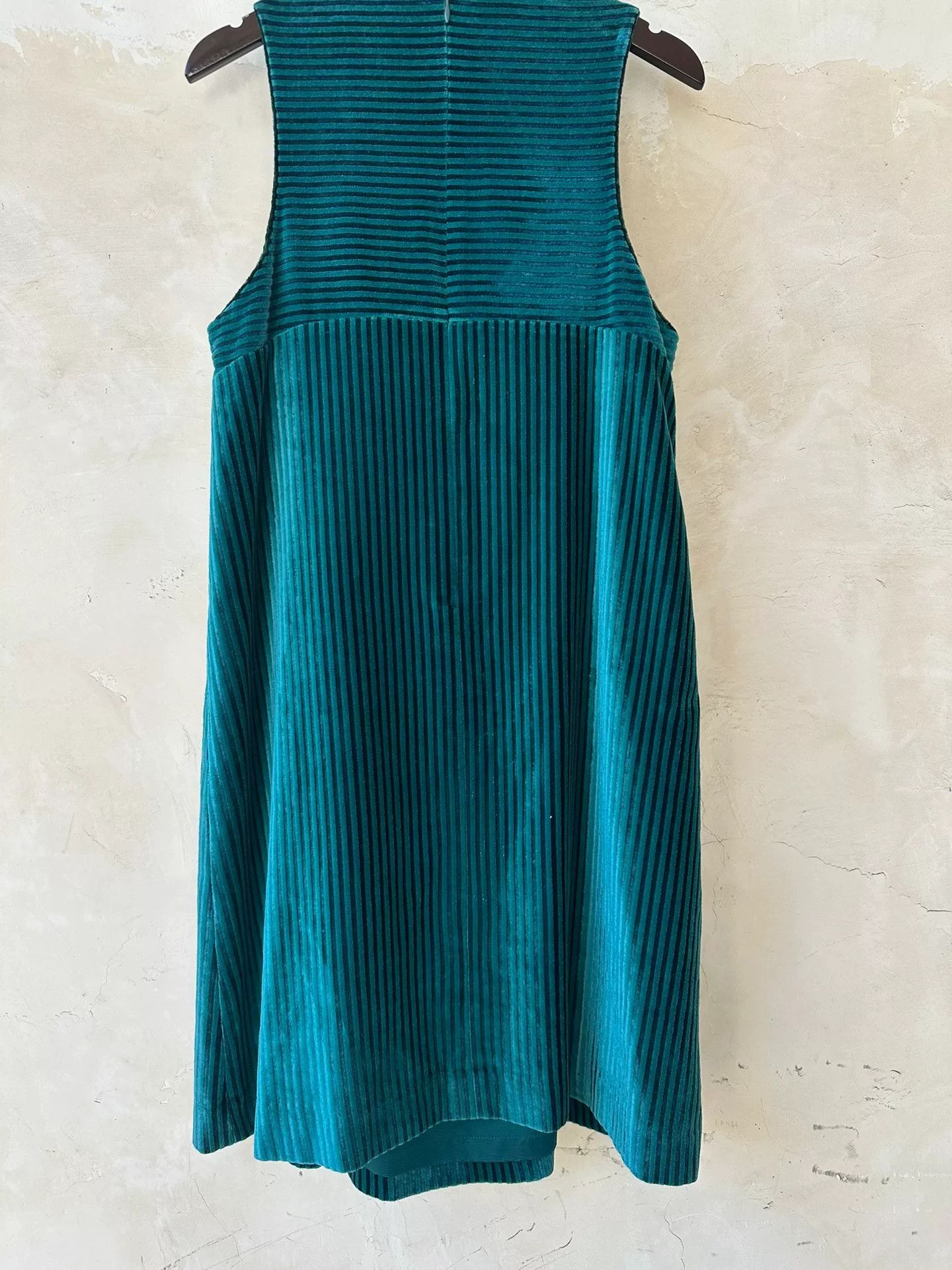 Romeo Gigli Romeo Gigli 90s Striped Green Dress Size S / US 4 / IT 40 - 5 Thumbnail