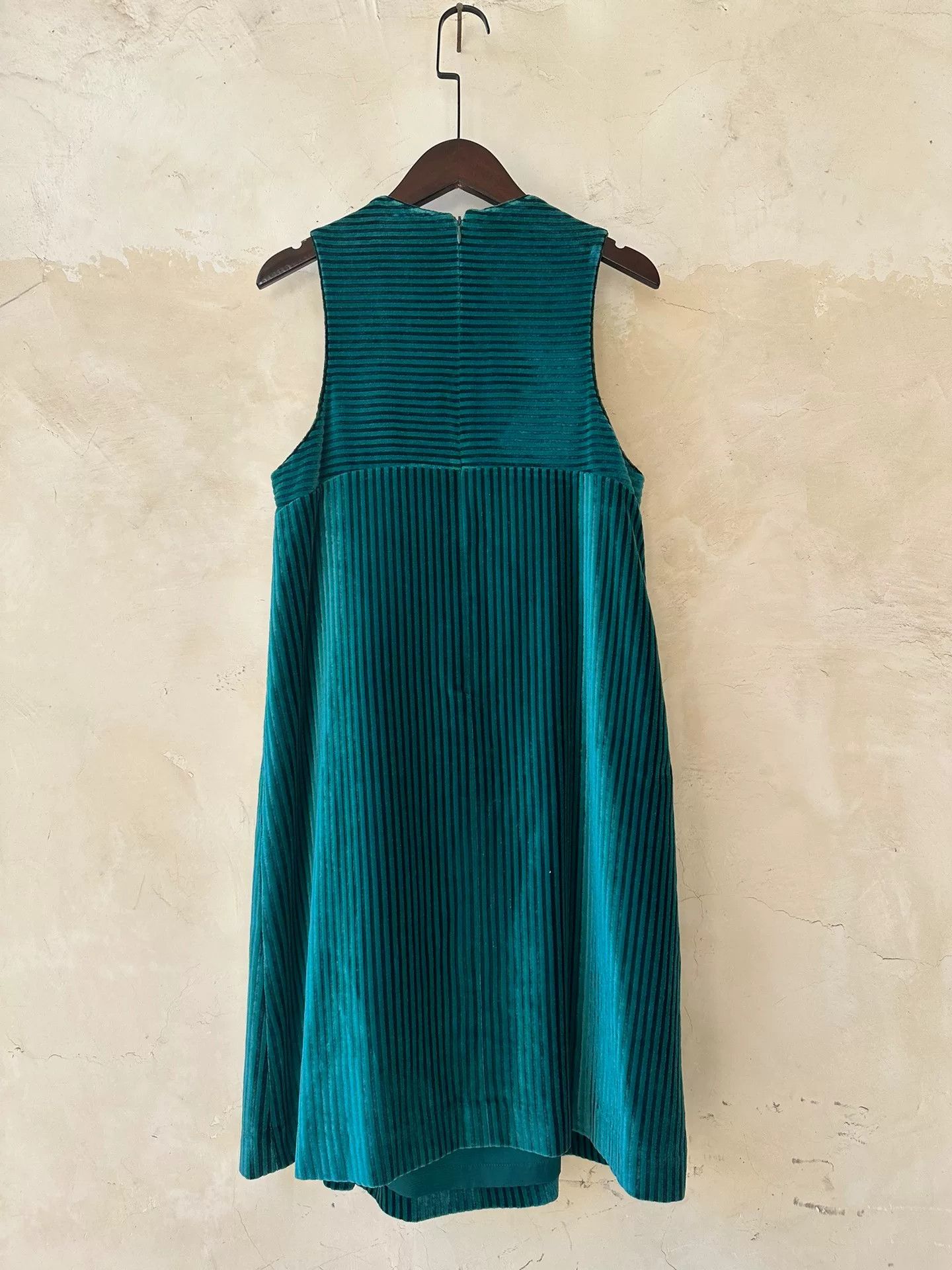 Romeo Gigli Romeo Gigli 90s Striped Green Dress Size S / US 4 / IT 40 - 4 Thumbnail