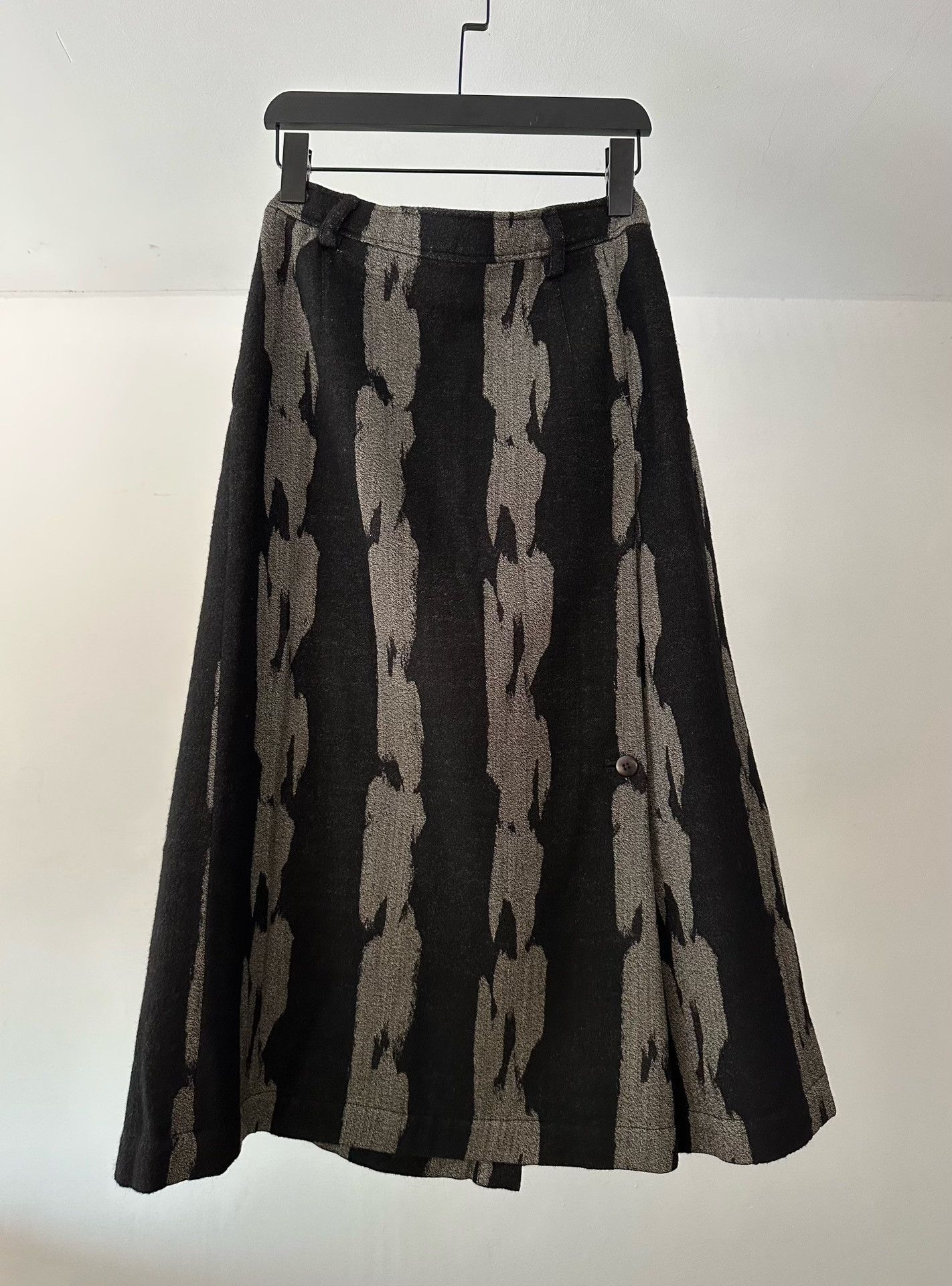 Issey Miyake Issey Miyake 1986 Wool Skirt Size 35" - 4 Thumbnail
