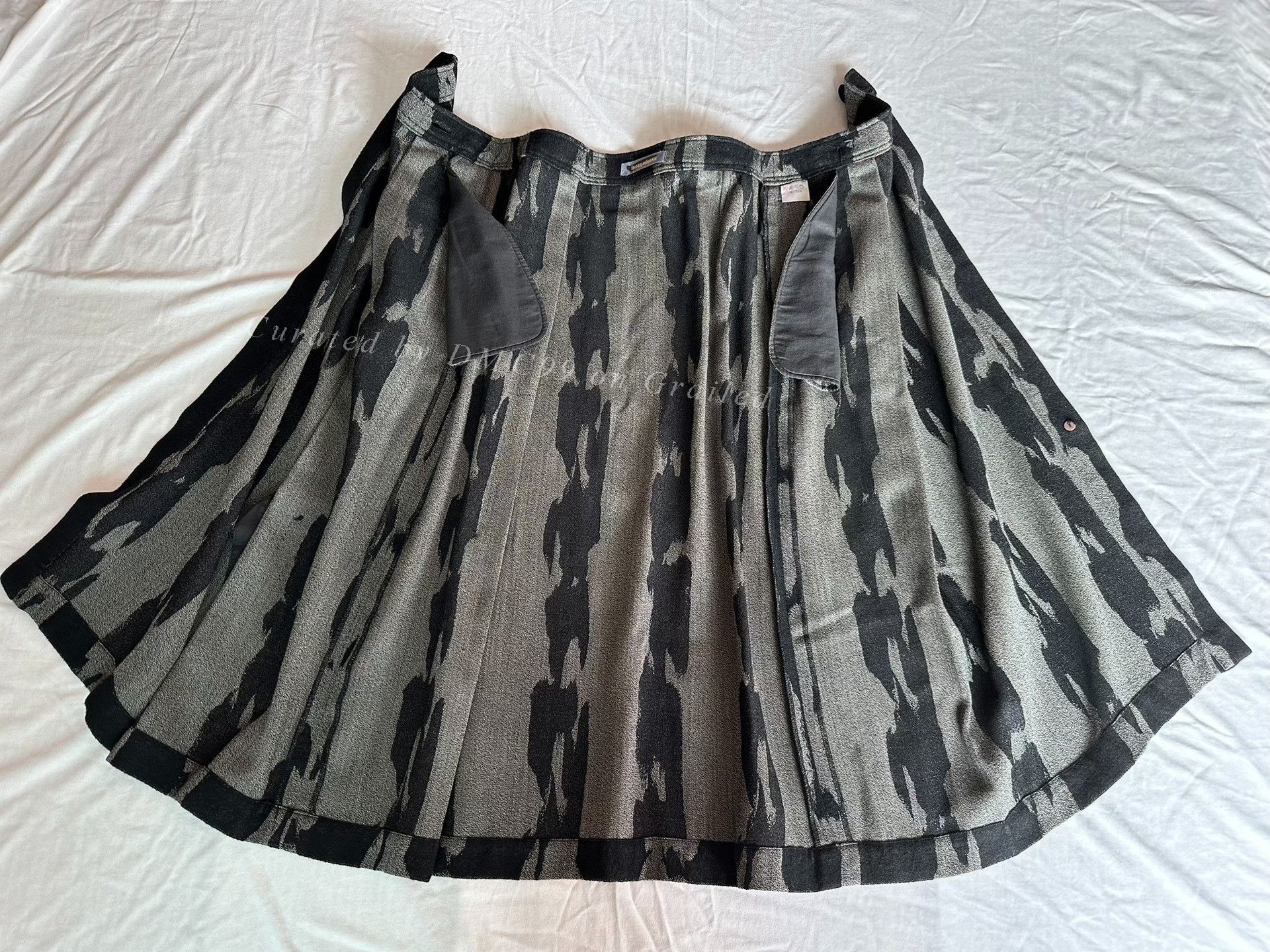 Issey Miyake Issey Miyake 1986 Wool Skirt Size 35" - 7 Thumbnail