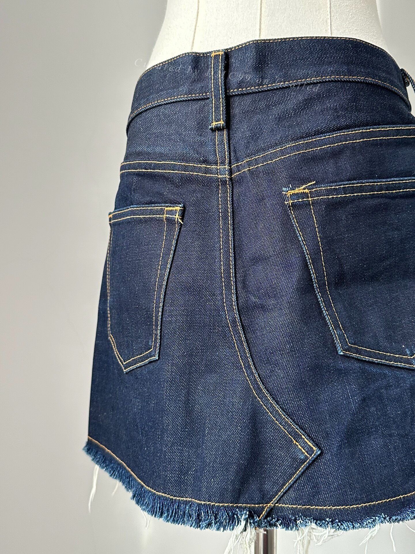 Junya Watanabe Junya Watanabe 2002 Denim Mini Skirt Size 36" / US 14 / IT 50 - 5 Thumbnail