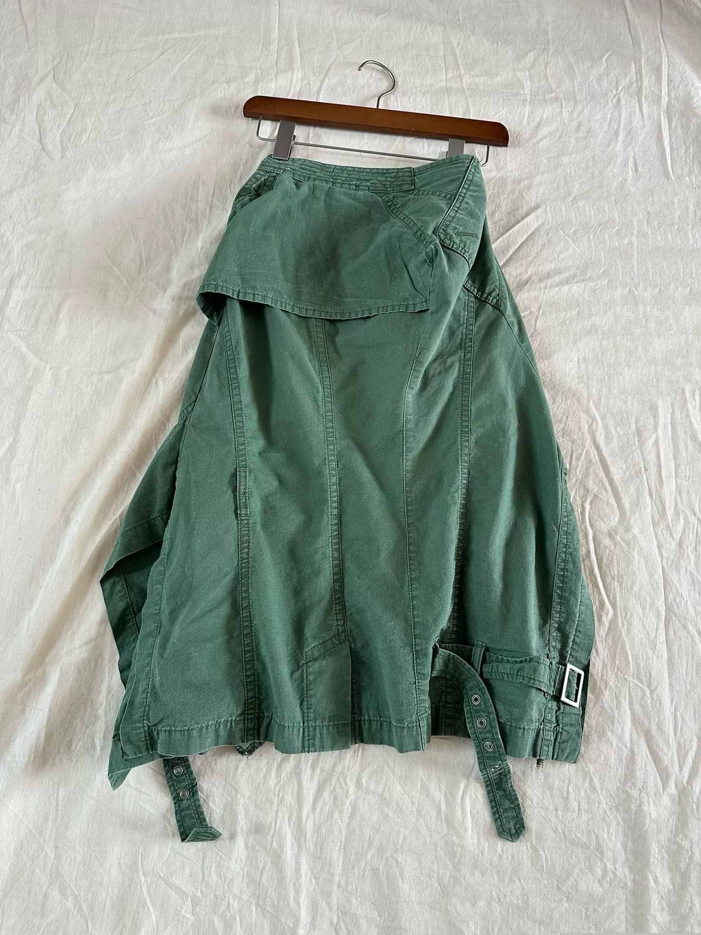 Junya Watanabe Junya Watanabe AD2005 Deconstructed Button Skirt Size 35" - 3 Thumbnail
