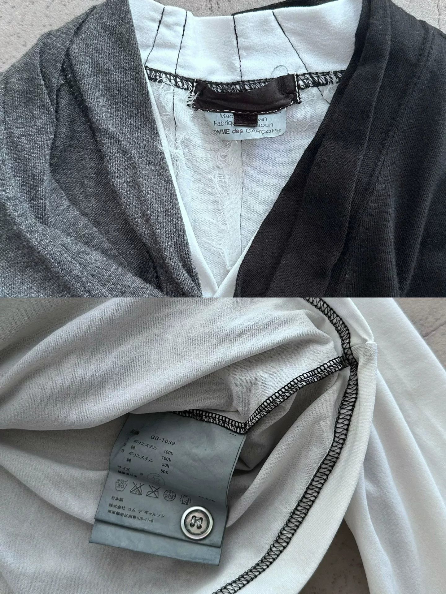 Rei Kawakubo Comme des Garçons 2010 Main Line Cardigan Size S / US 4 / IT 40 - 9 Thumbnail