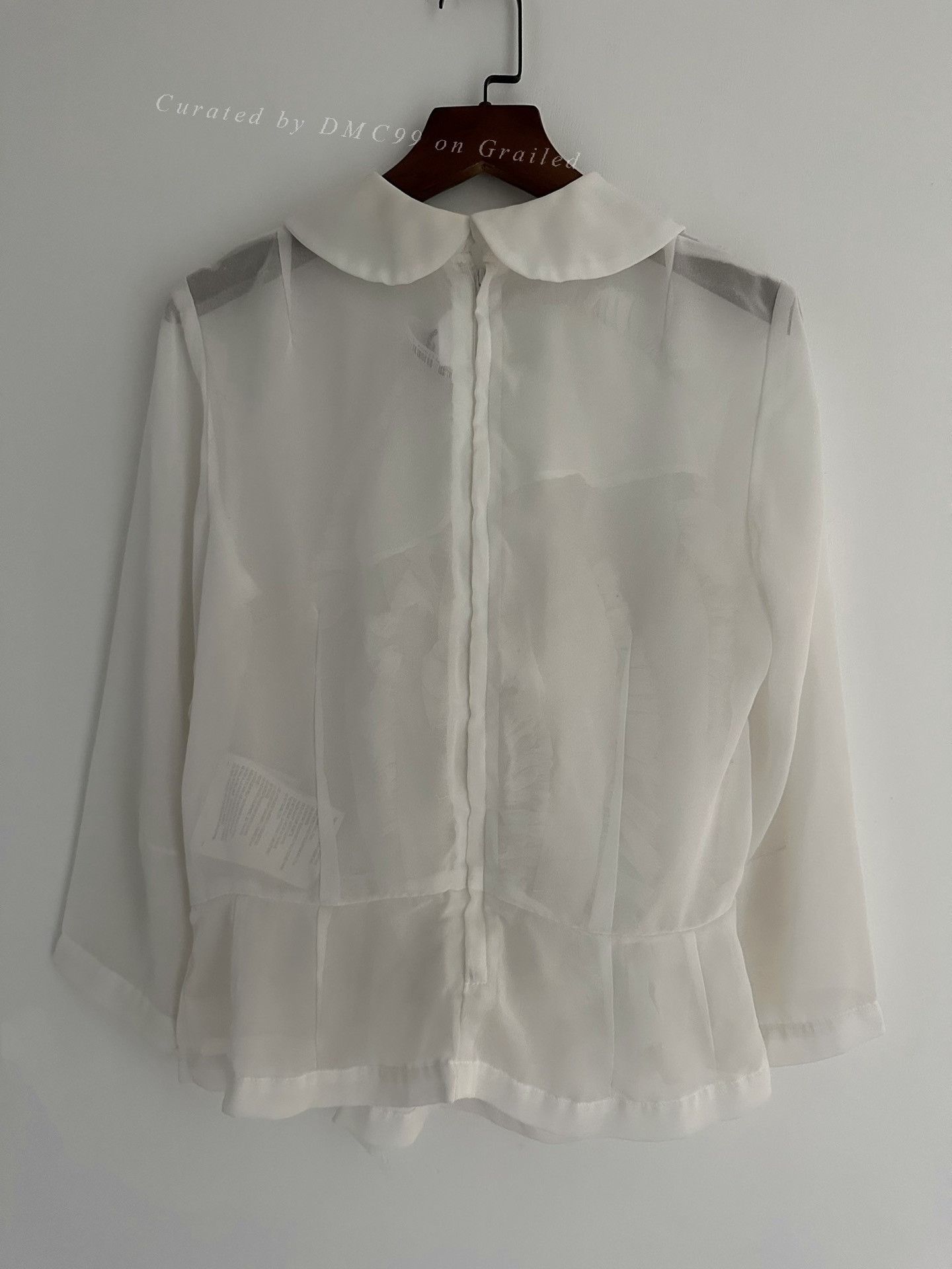 Rei Kawakubo Comme des Garçons Rose Blouse Size S / US 4 / IT 40 - 2 Thumbnail