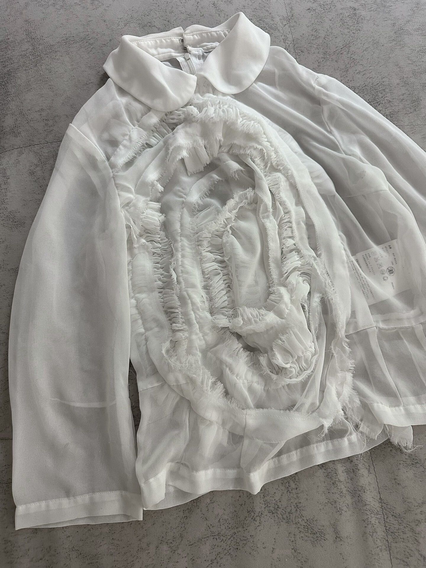 Rei Kawakubo Comme des Garçons Rose Blouse Size S / US 4 / IT 40 - 4 Thumbnail