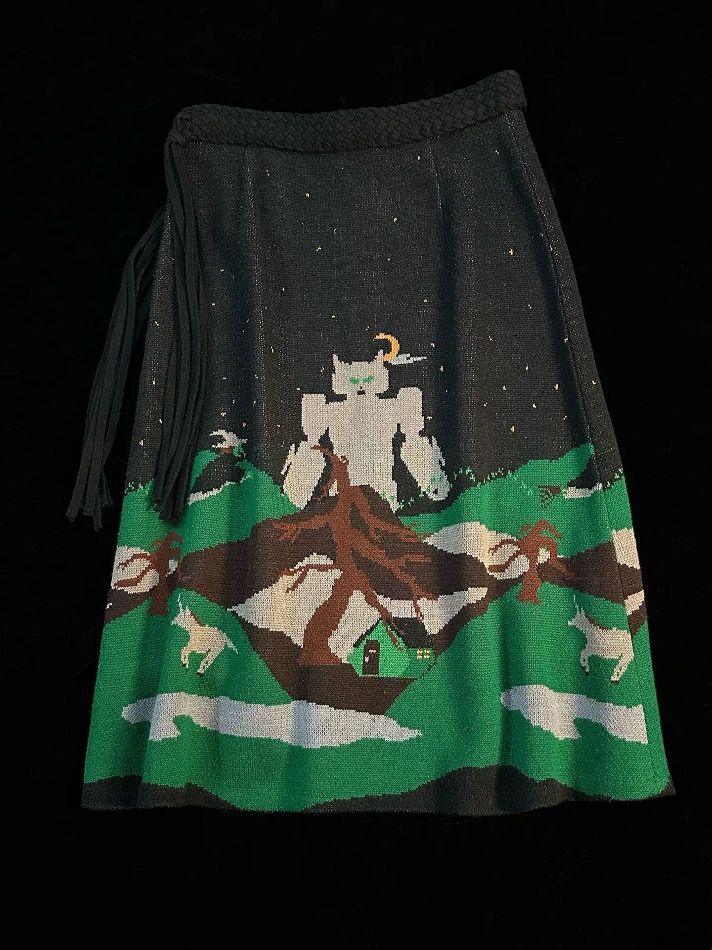 Undercover Undercover Witch Period Knit Skirt Size 33" - 4 Thumbnail